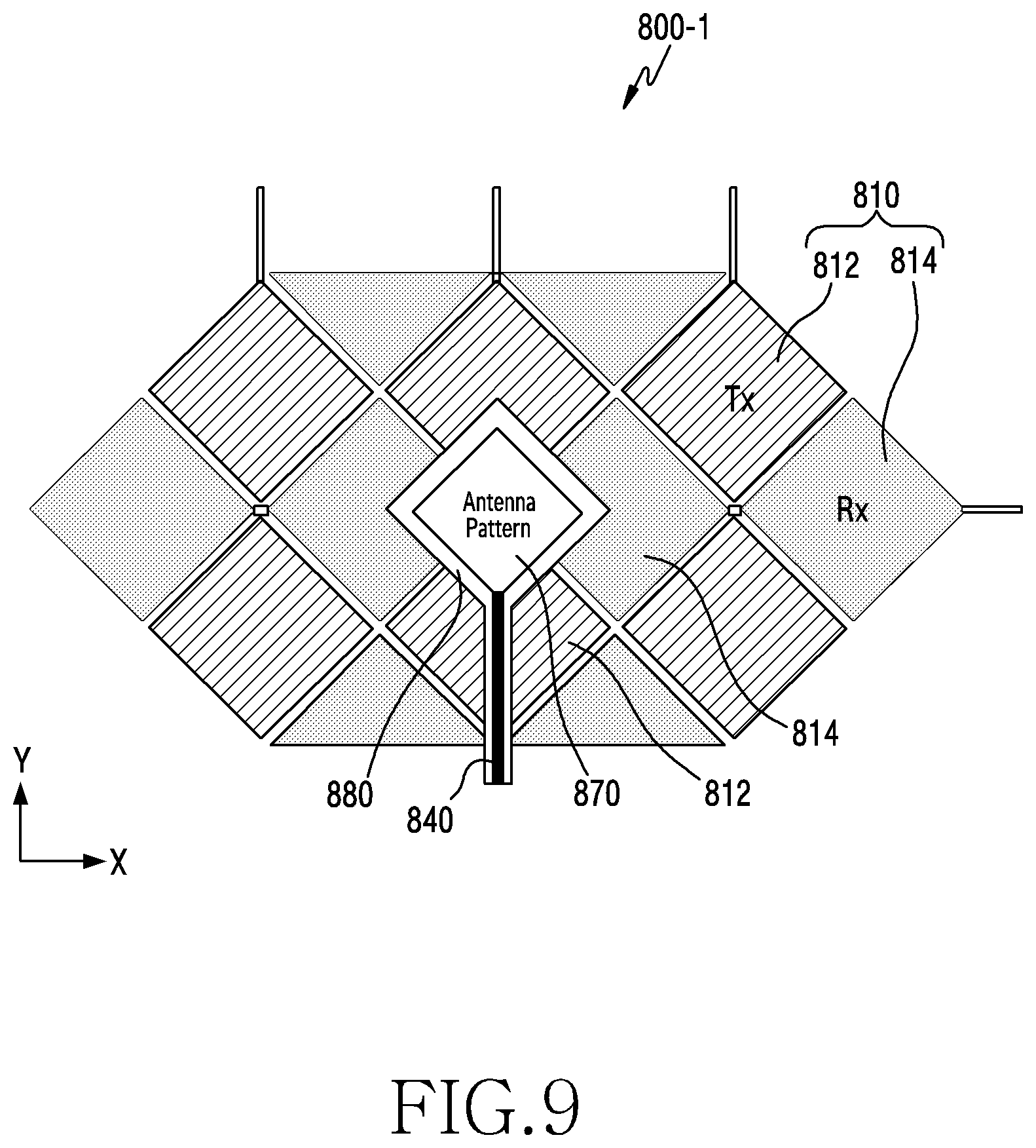 Patent US12308528 Figure 15 – Electronic device including antenna