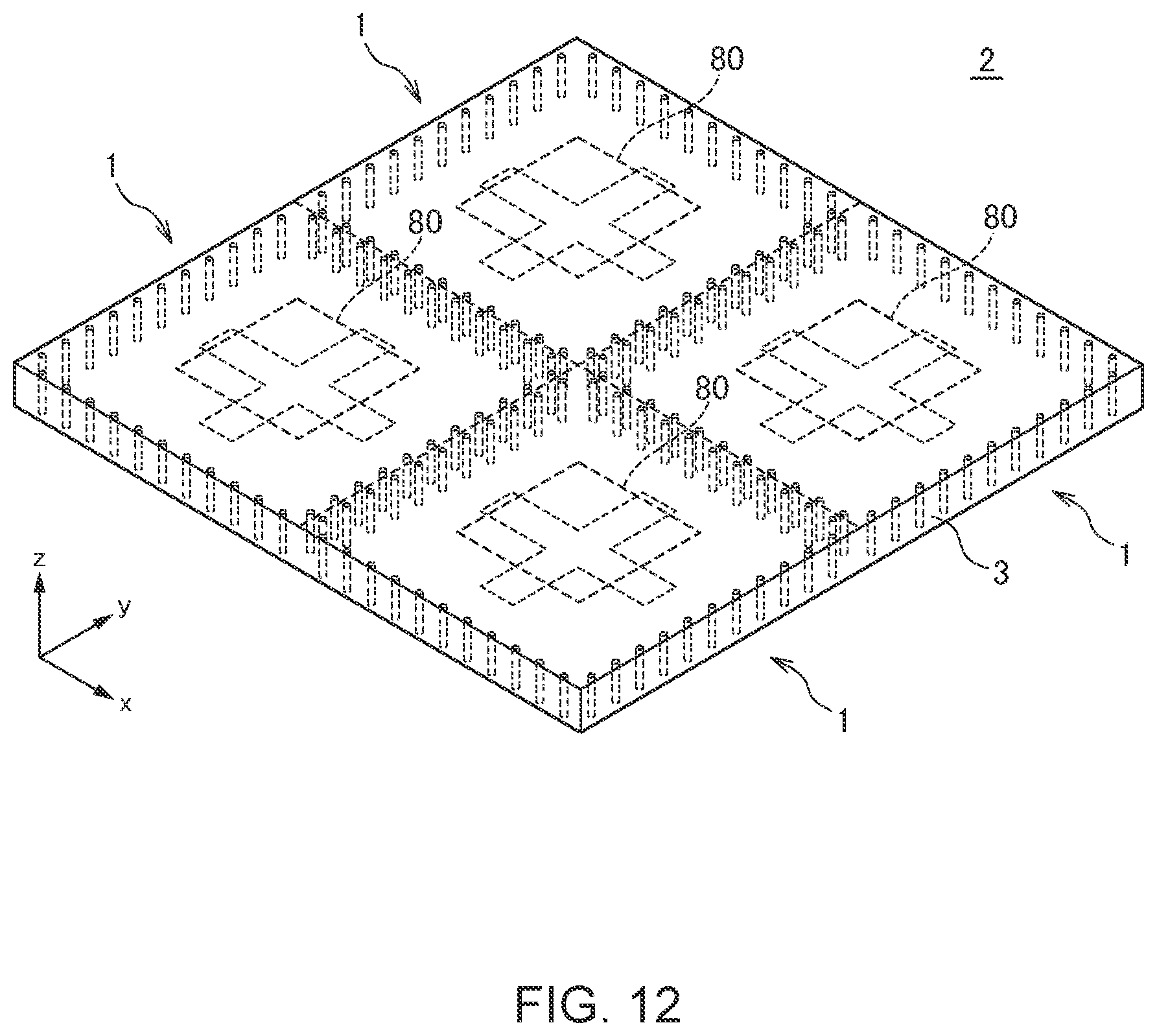 Patent US12308533 Figure 8 – Antenna module
