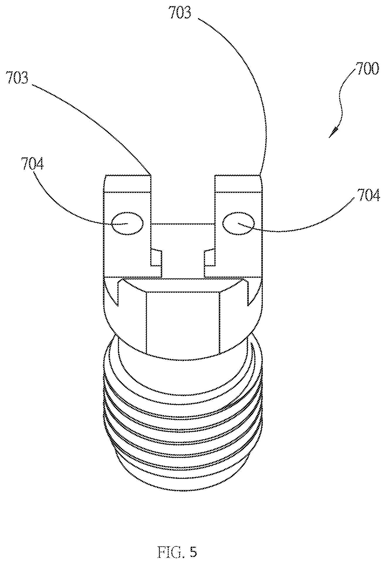 Patent US12308537 Figure 5 – Connector