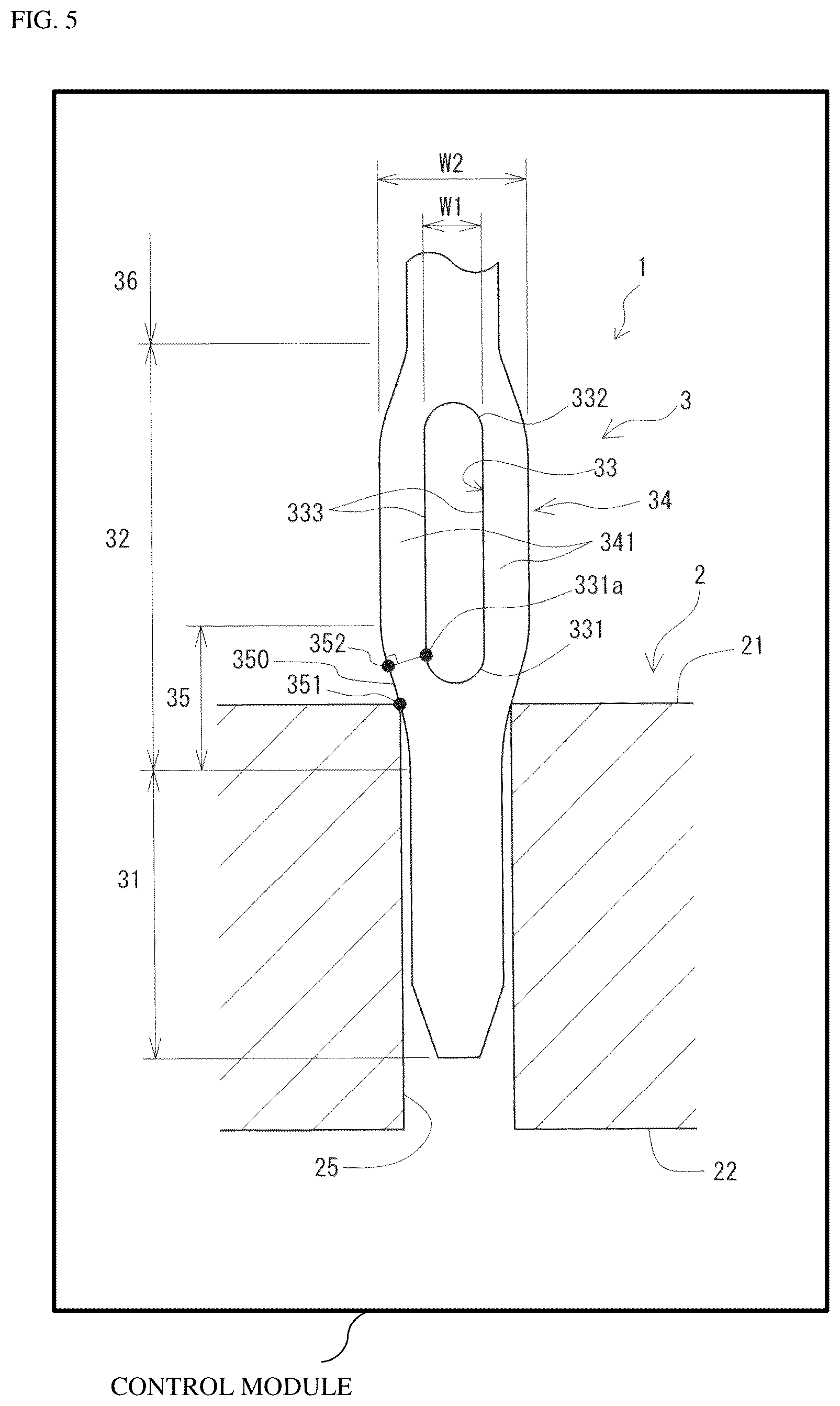 Patent US12308539 Figure 5 – Assembly parts for connector device and connector device