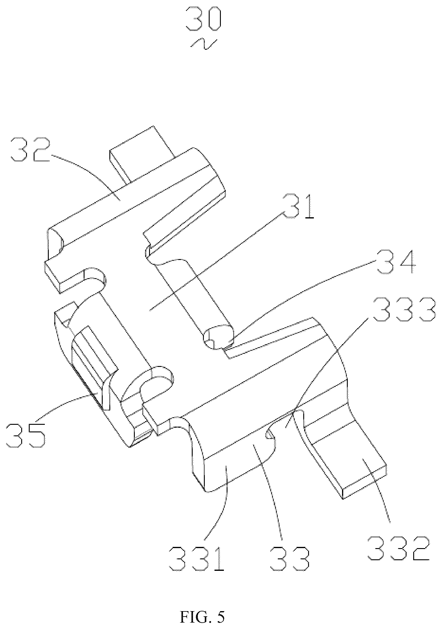 Patent US12308541 Figure 4 – Board-to-board socket