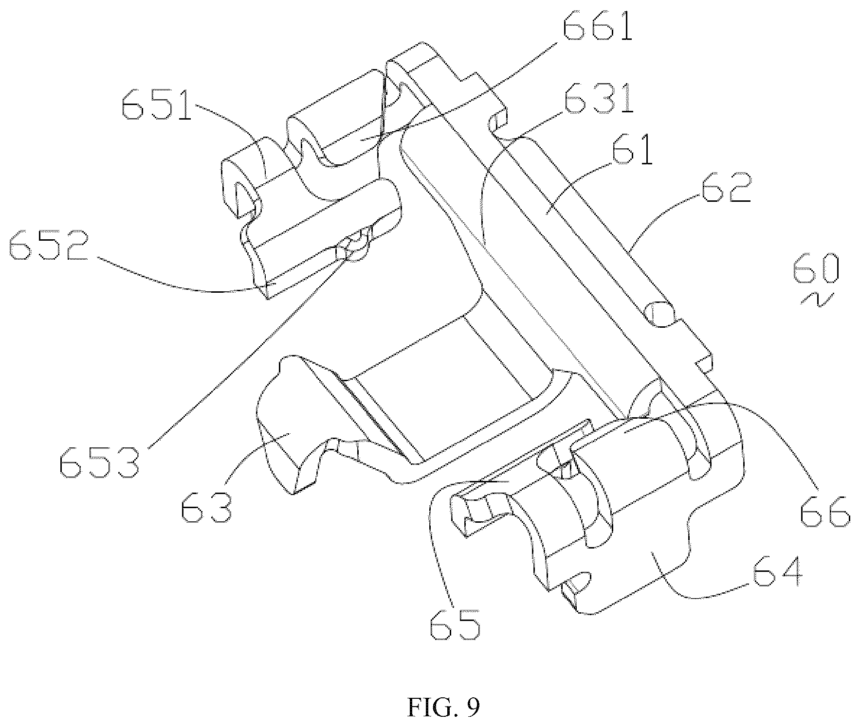 Patent US12308541 Figure 8 – Board-to-board socket