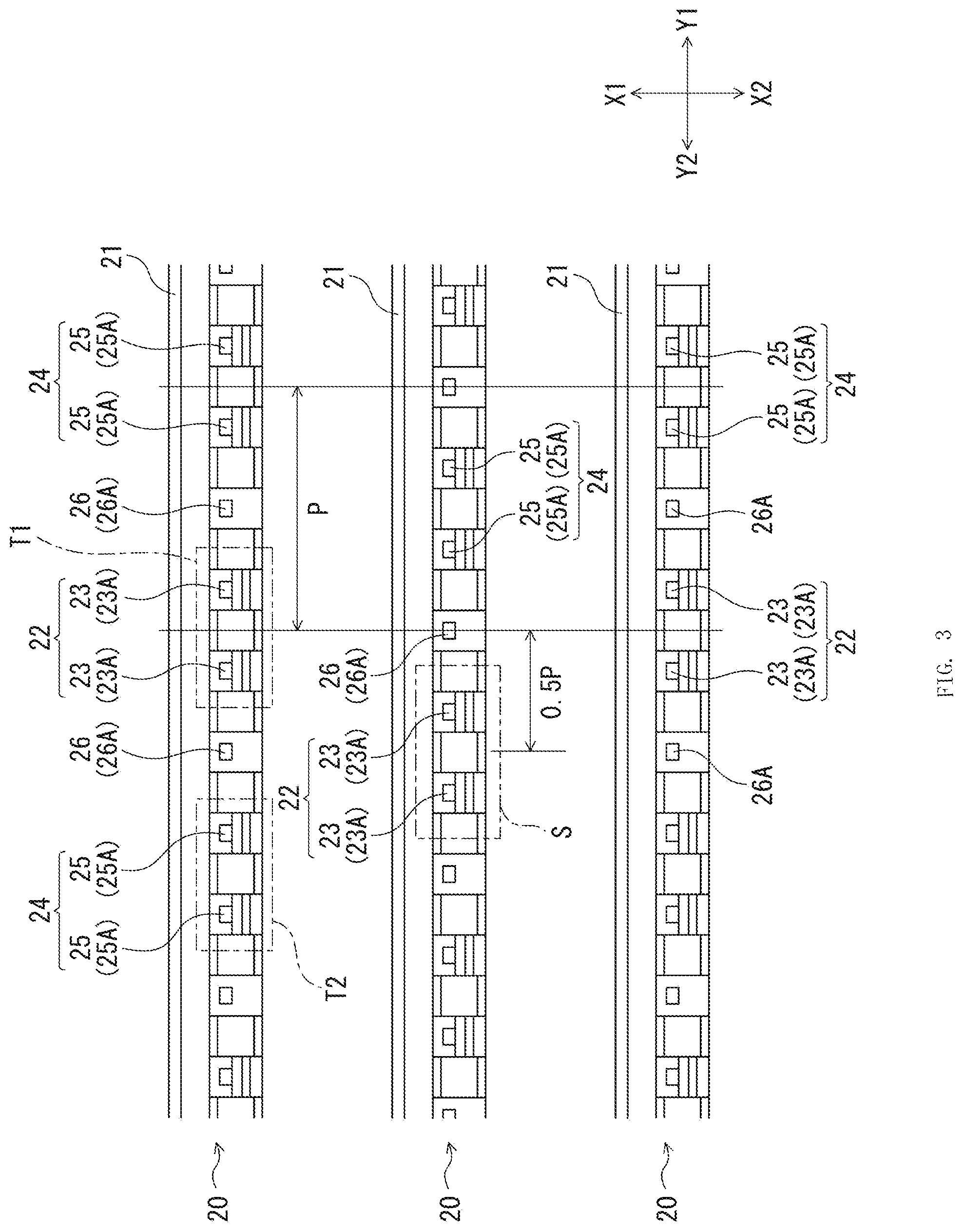 Patent US12308544 Figure 3 – Electrical connector and electrical connector with circuit board