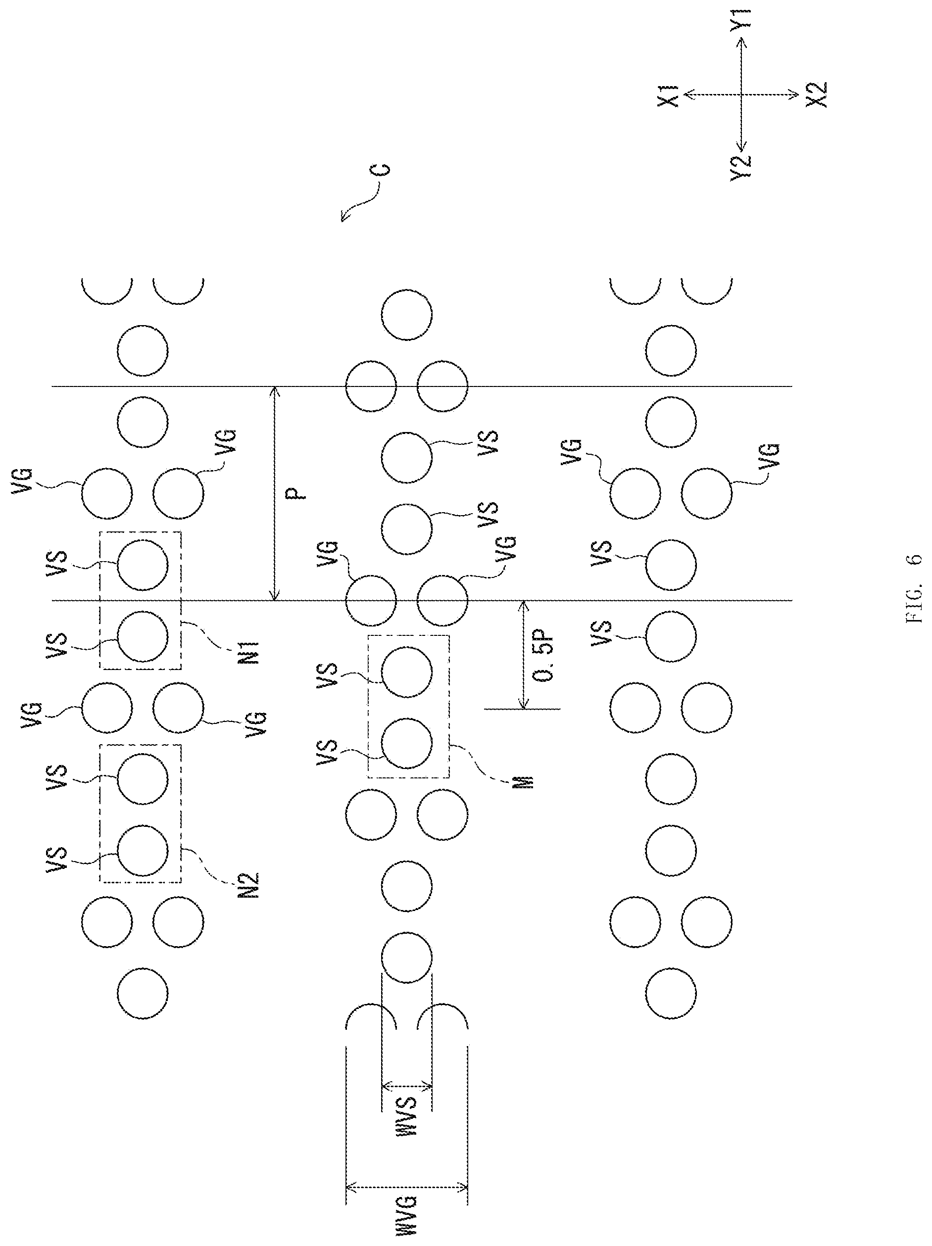 Patent US12308544 Figure 6 – Electrical connector and electrical connector with circuit board