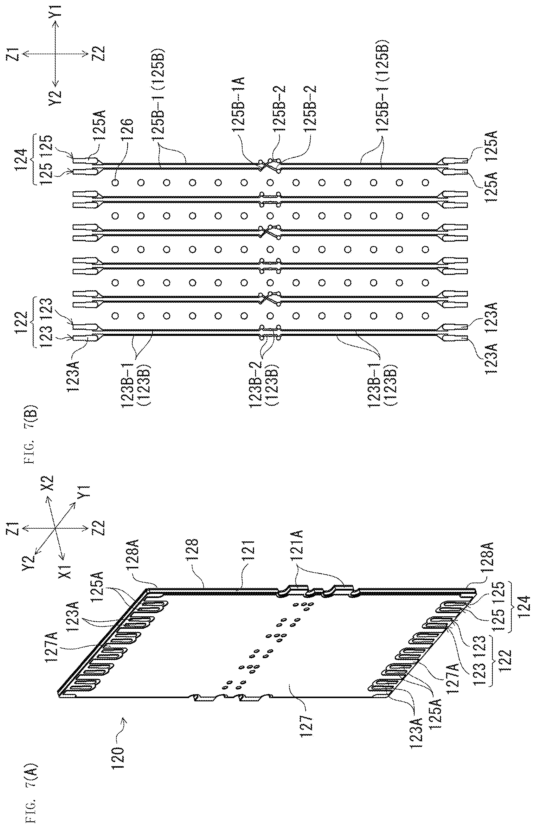 Patent US12308544 Figure 7 – Electrical connector and electrical connector with circuit board
