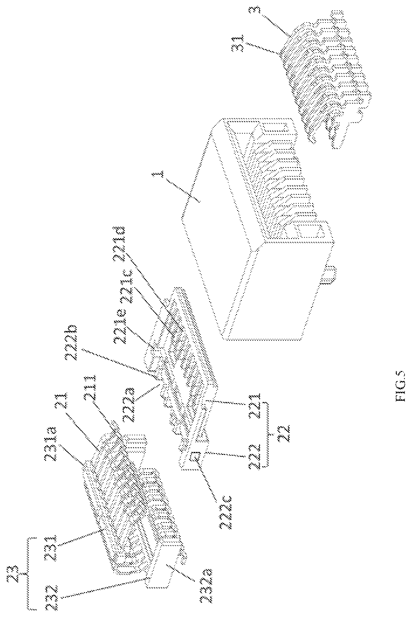 Patent US12308545 Figure 3 – Connector for a circuit board
