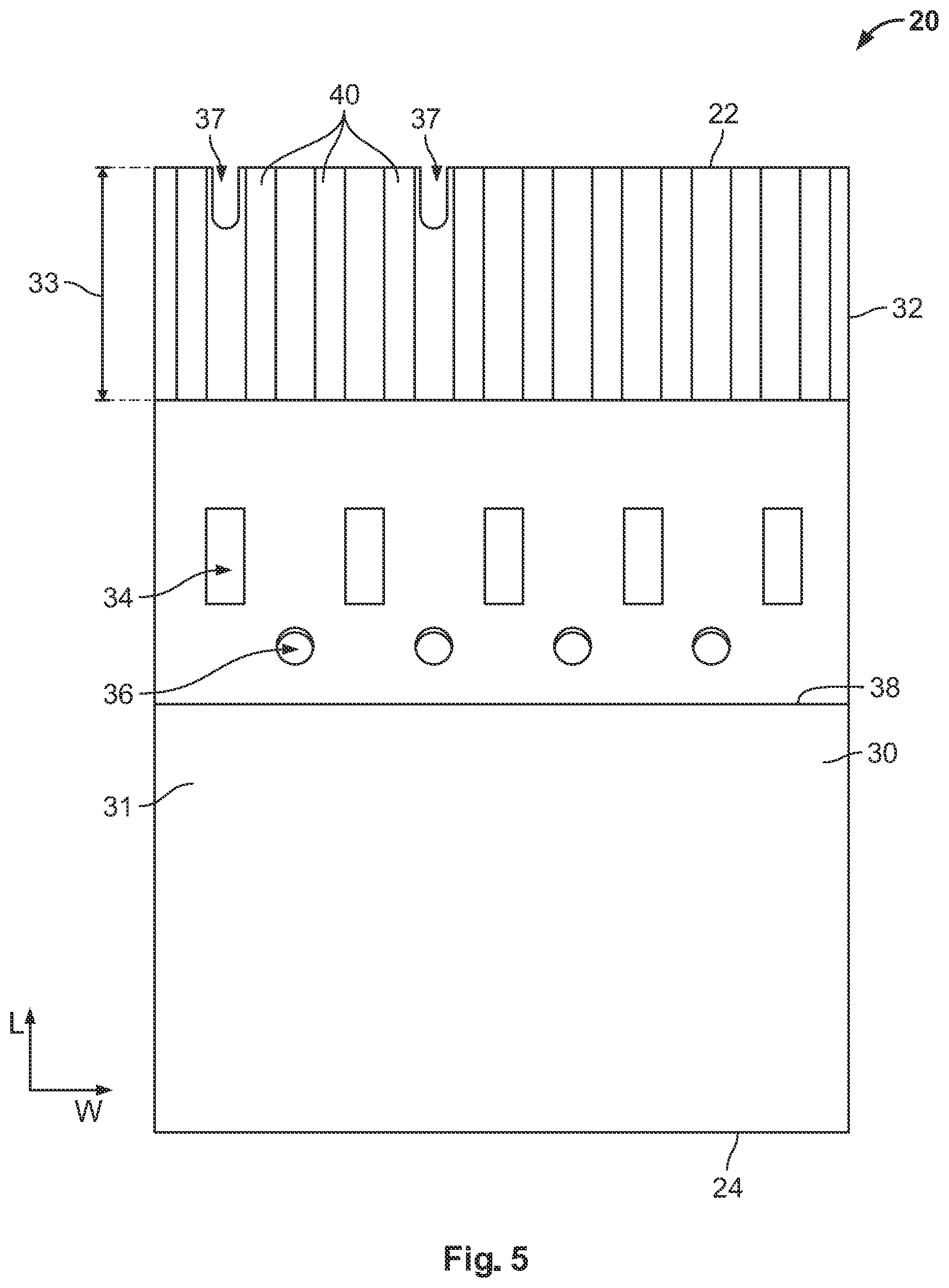 Patent US12308546 Figure 5 – Connector for a flat flexible cable