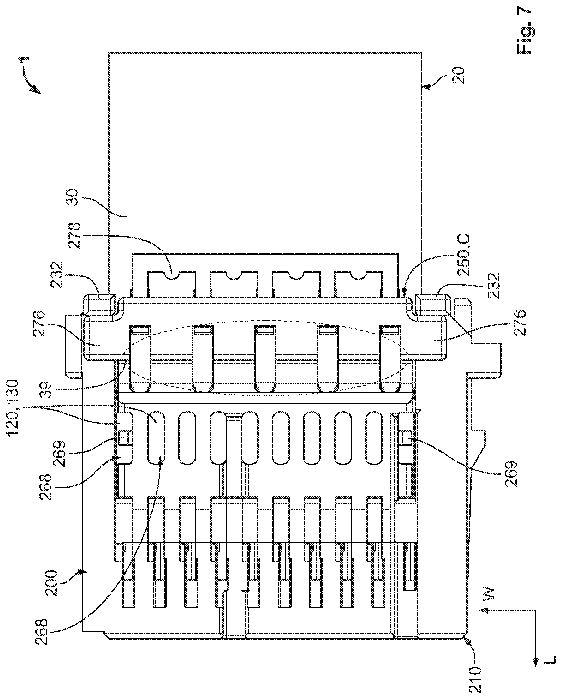 Patent US12308546 Figure 7 – Connector for a flat flexible cable