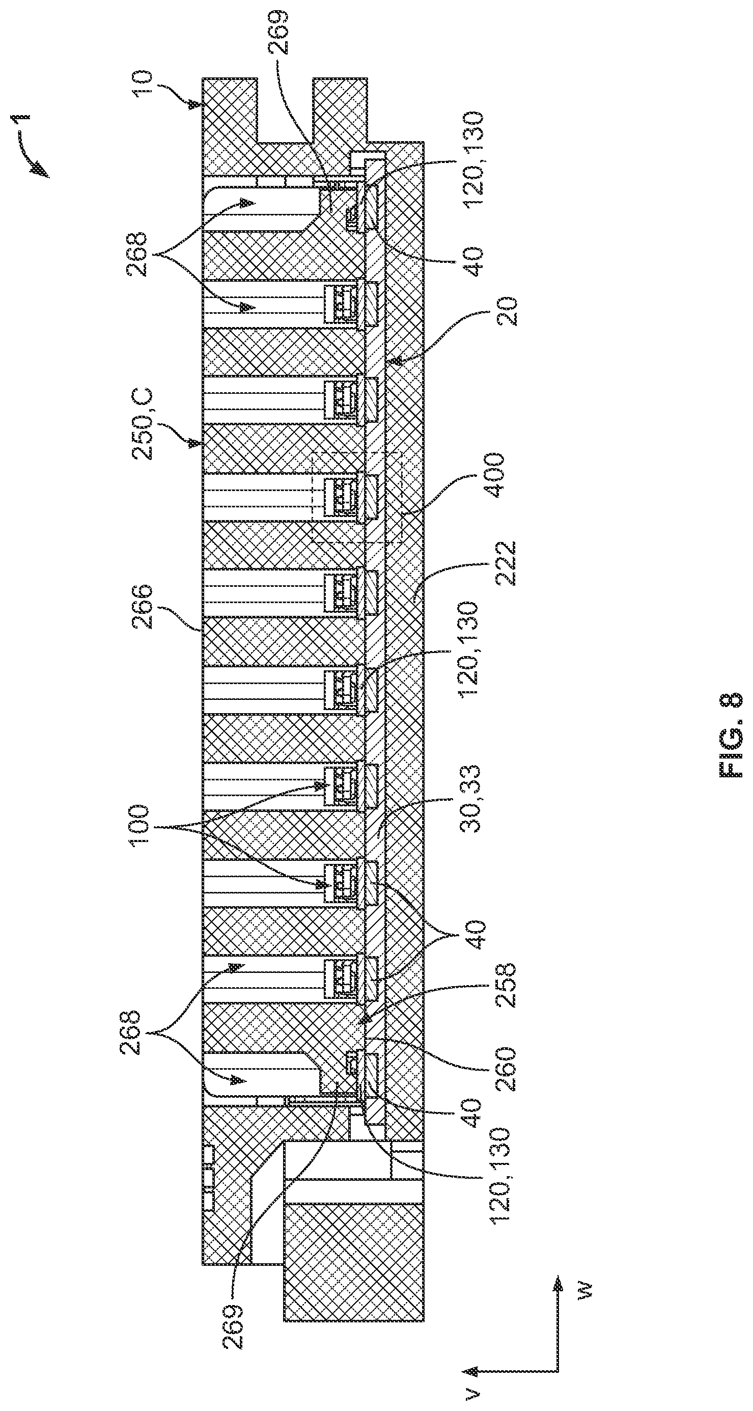 Patent US12308546 Figure 8 – Connector for a flat flexible cable