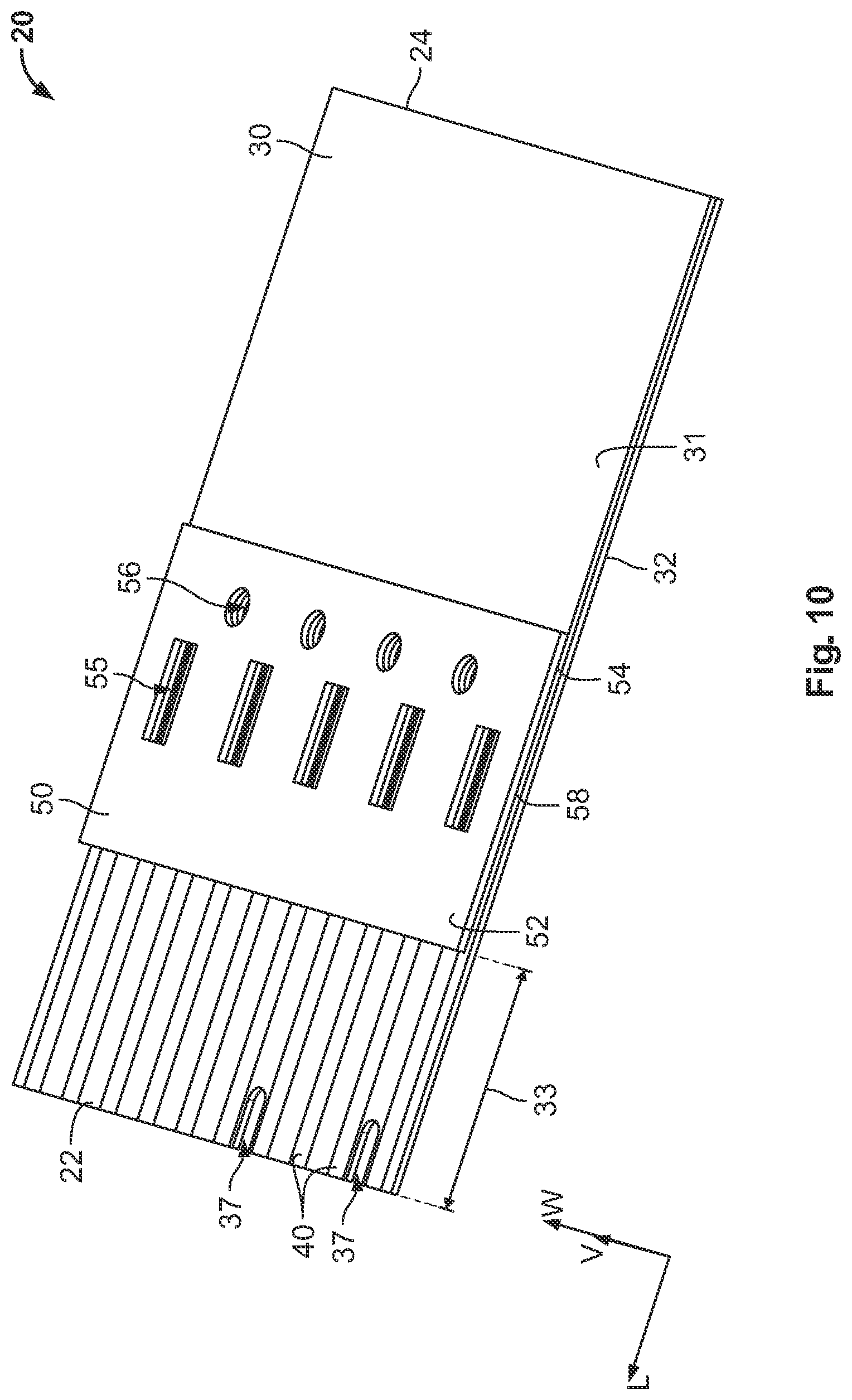 Patent US12308546 Figure 10 – Connector for a flat flexible cable