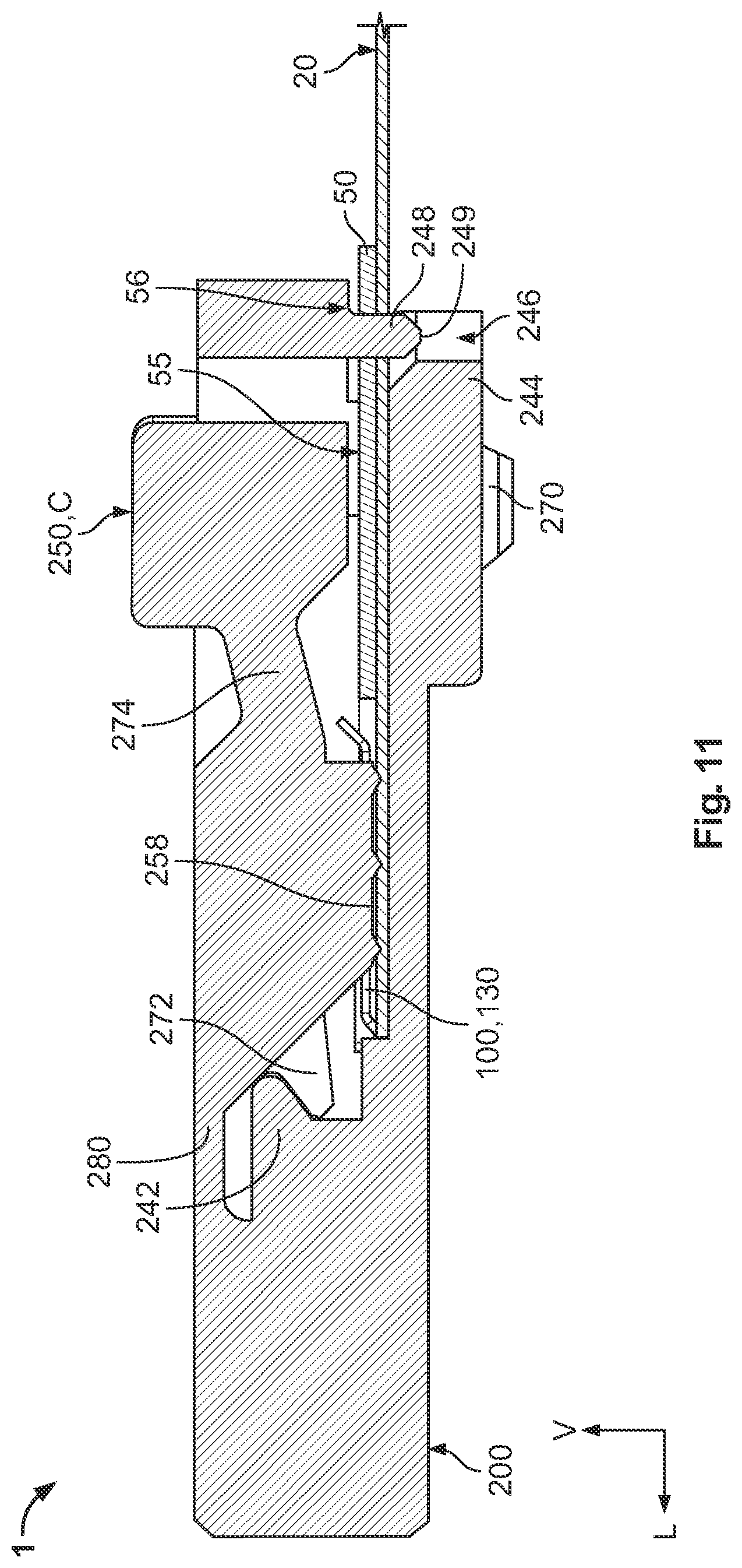 Patent US12308546 Figure 11 – Connector for a flat flexible cable