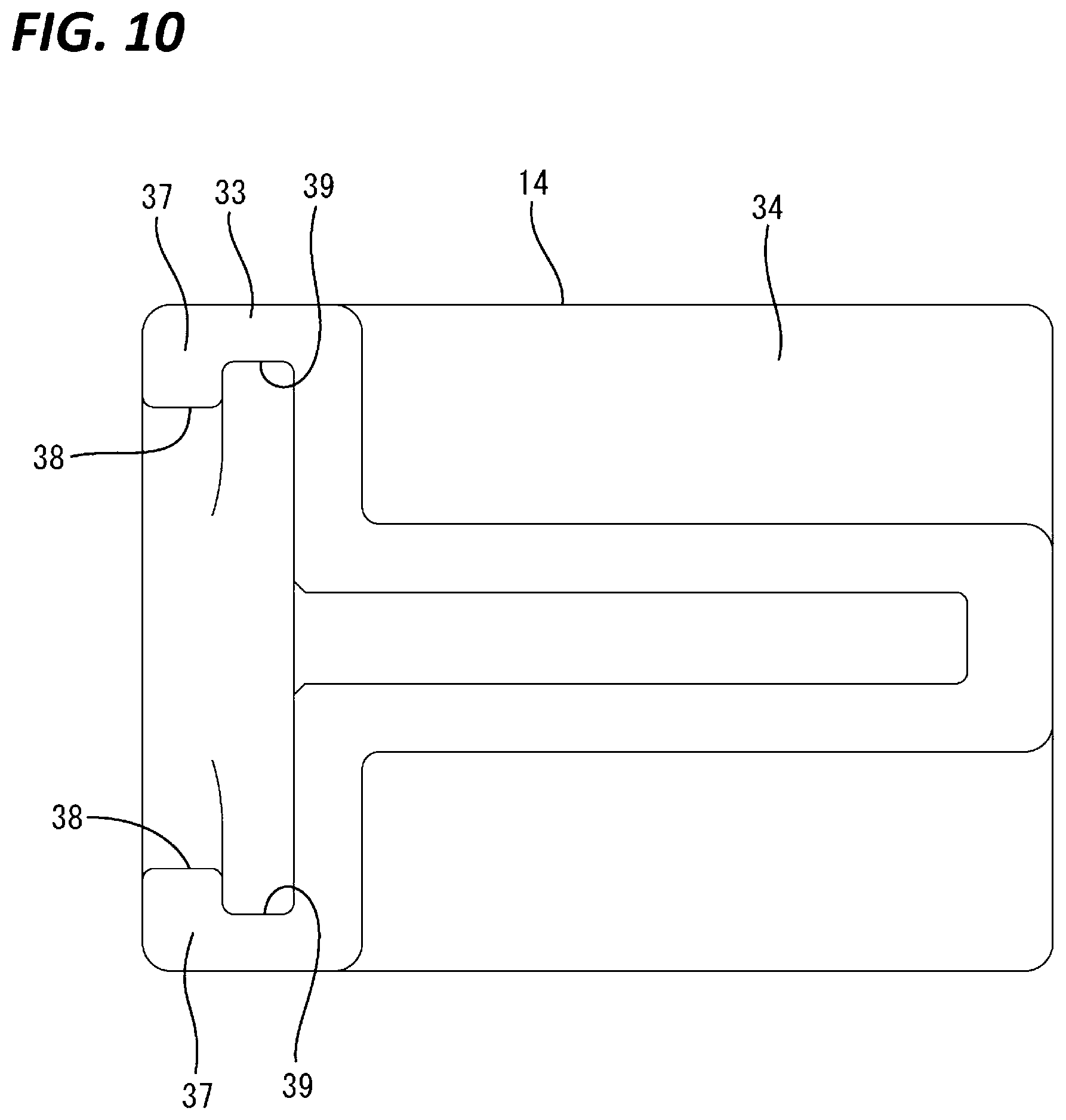 Patent US12308555 Figure 10 – Connector including inner conductor, outer conductor, and housing holding the outer conductor