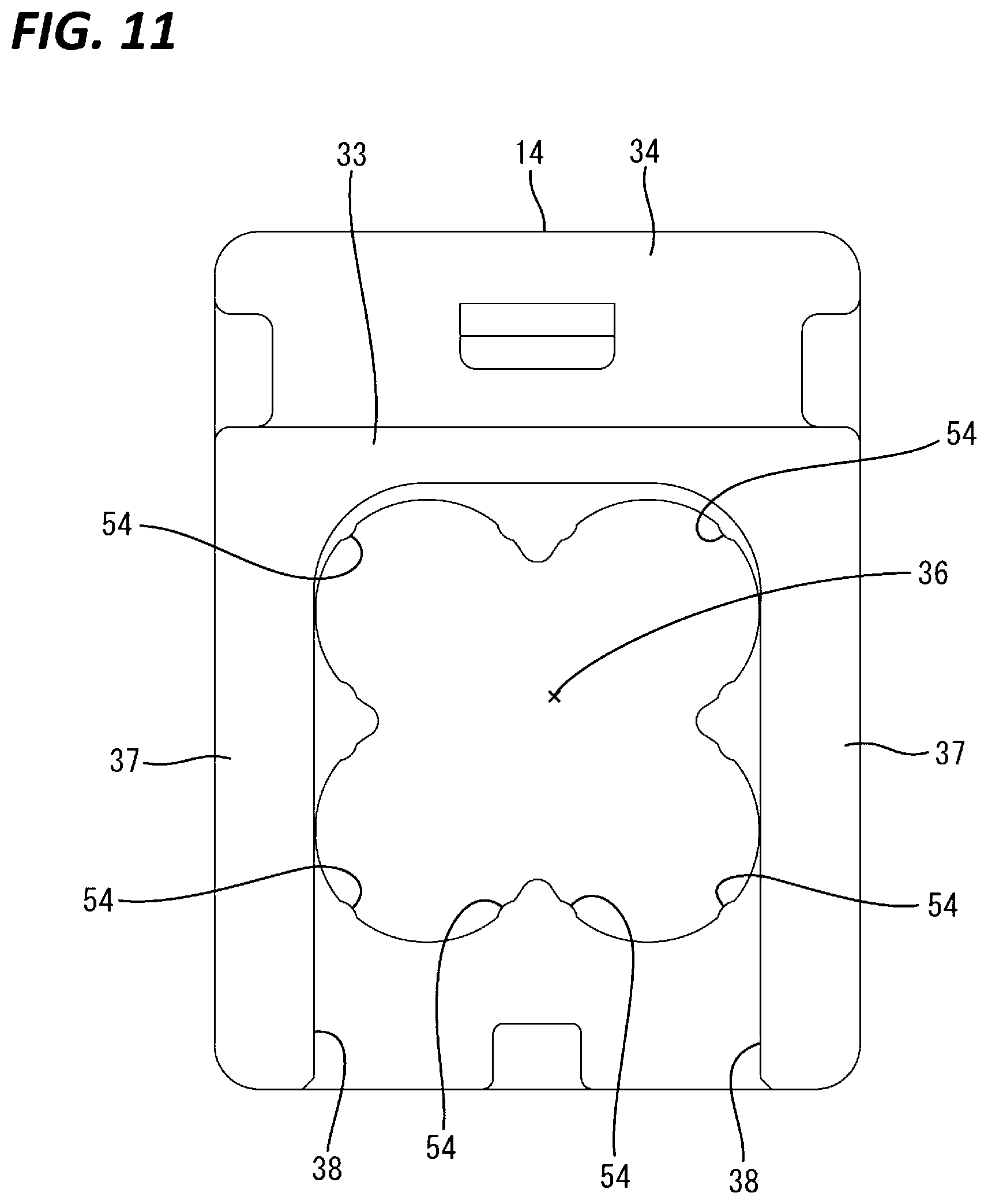 Patent US12308555 Figure 11 – Connector including inner conductor, outer conductor, and housing holding the outer conductor