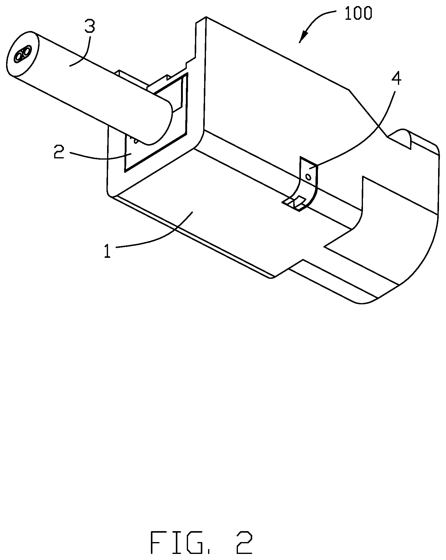 Patent US12308556 Figure 2 – Cable connector with improved terminal and wire holding portions