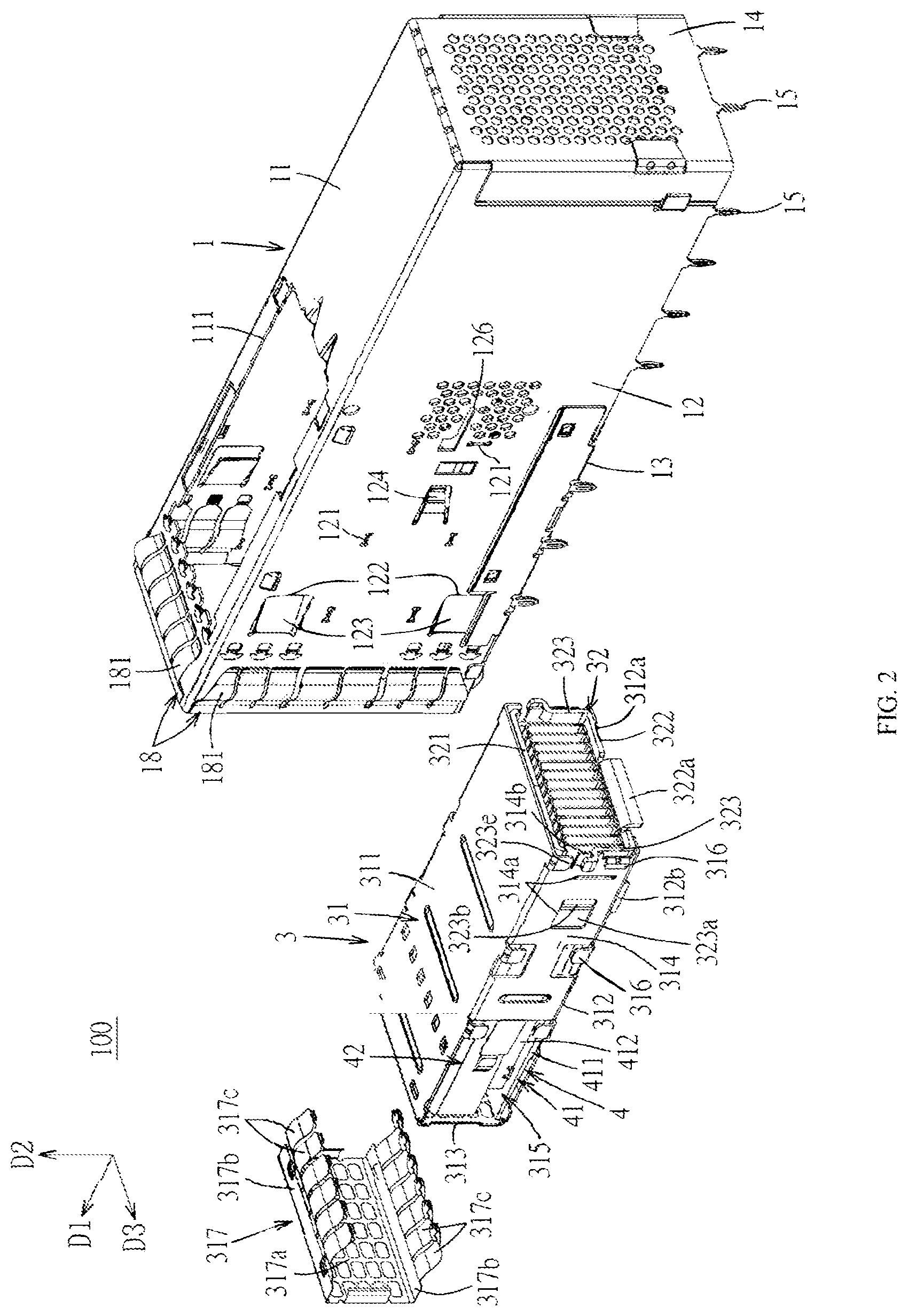 Patent US12308559 Figure 2 – Connector assembly