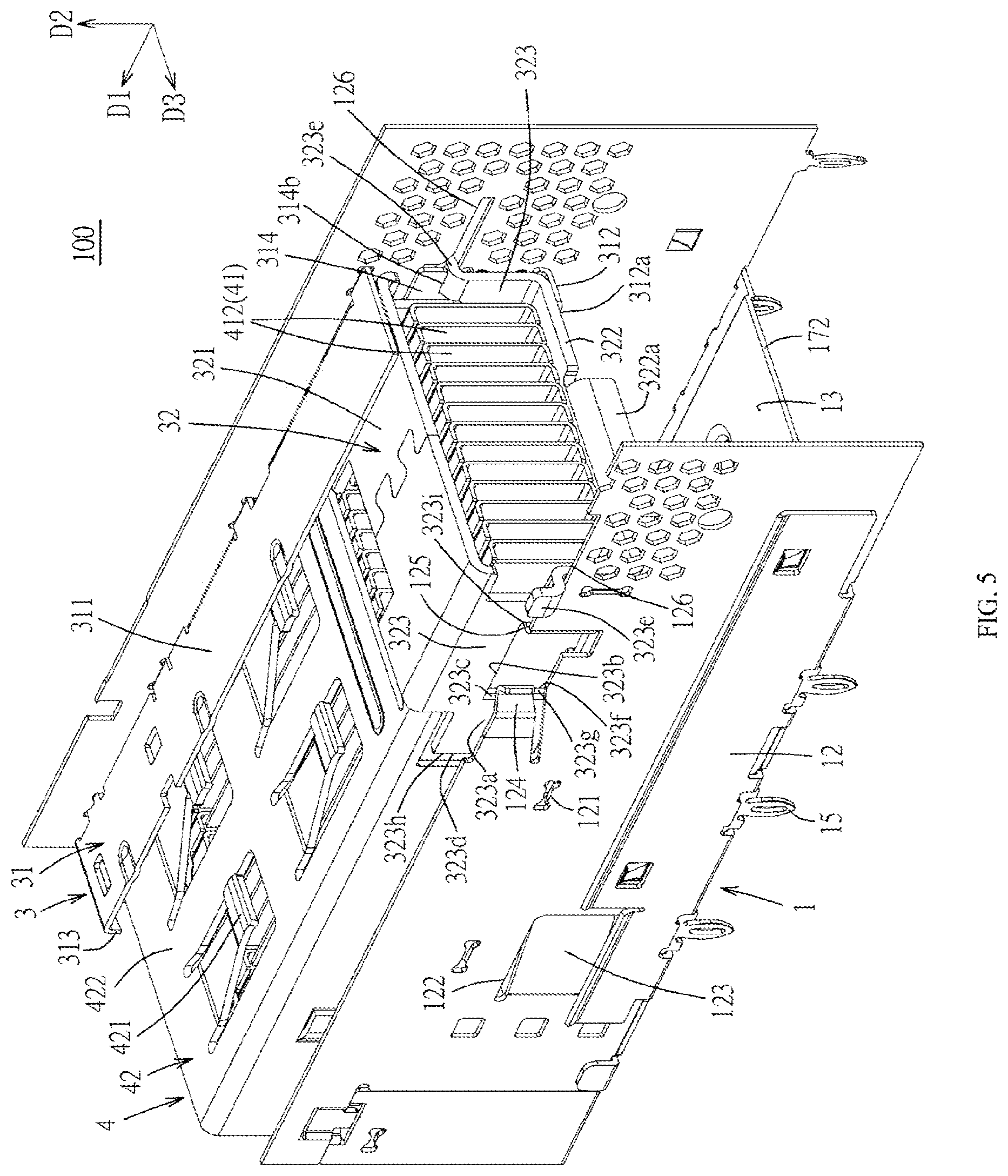 Patent US12308559 Figure 5 – Connector assembly