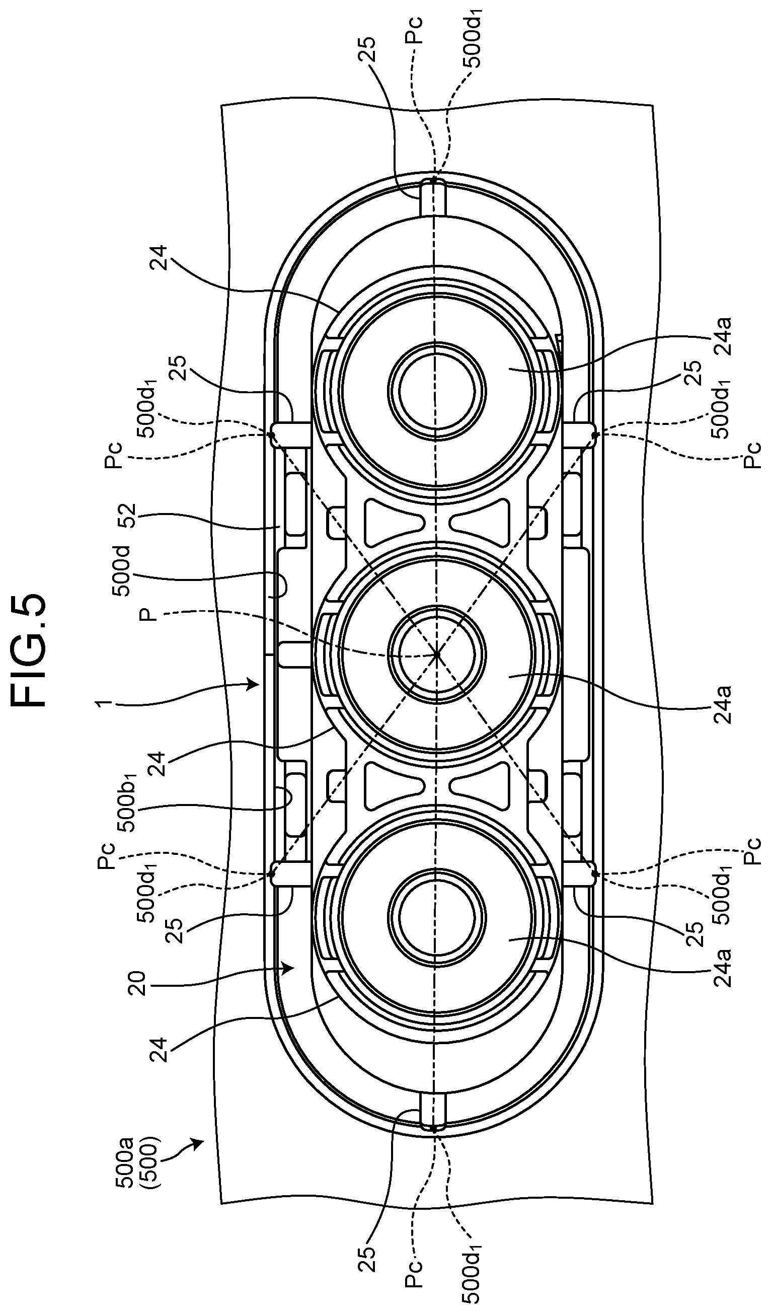 Patent US12308561 Figure 5 – Connector including abutted section forming pair with abutting section of mating fitting space to align center of connector with center of mating fitting space