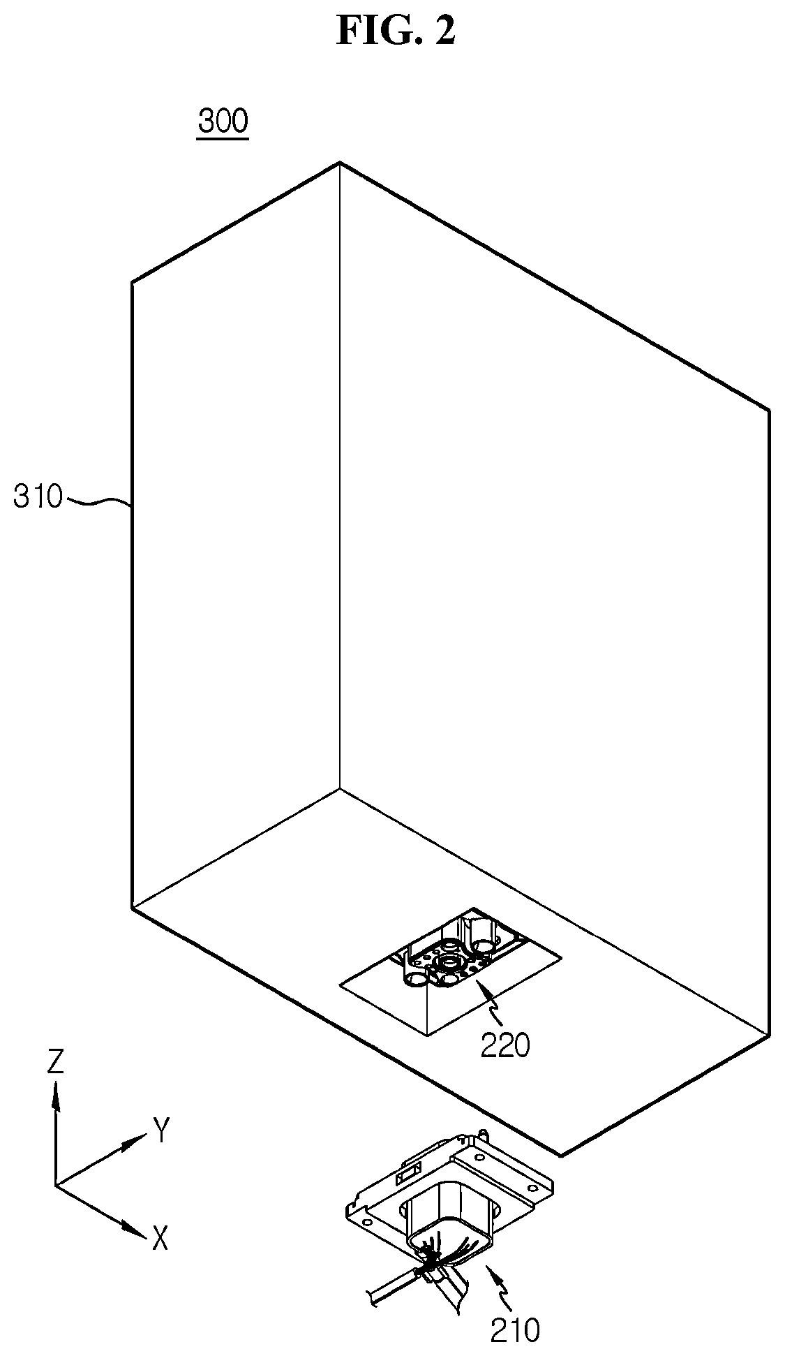 Patent US12308563 Figure 2 – Connector module, battery pack comprising same, vehicle, and connector assembly