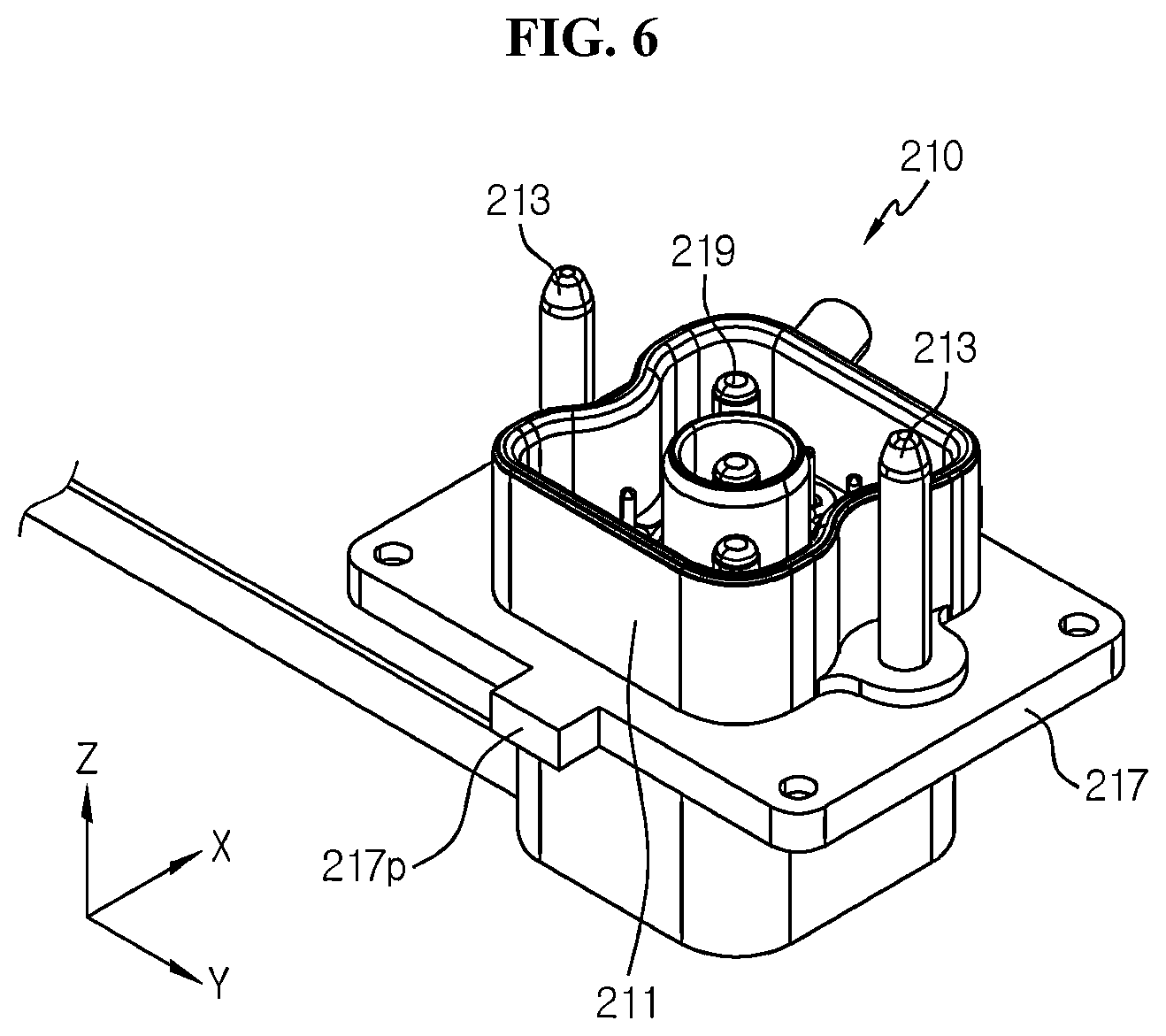 Patent US12308563 Figure 6 – Connector module, battery pack comprising same, vehicle, and connector assembly