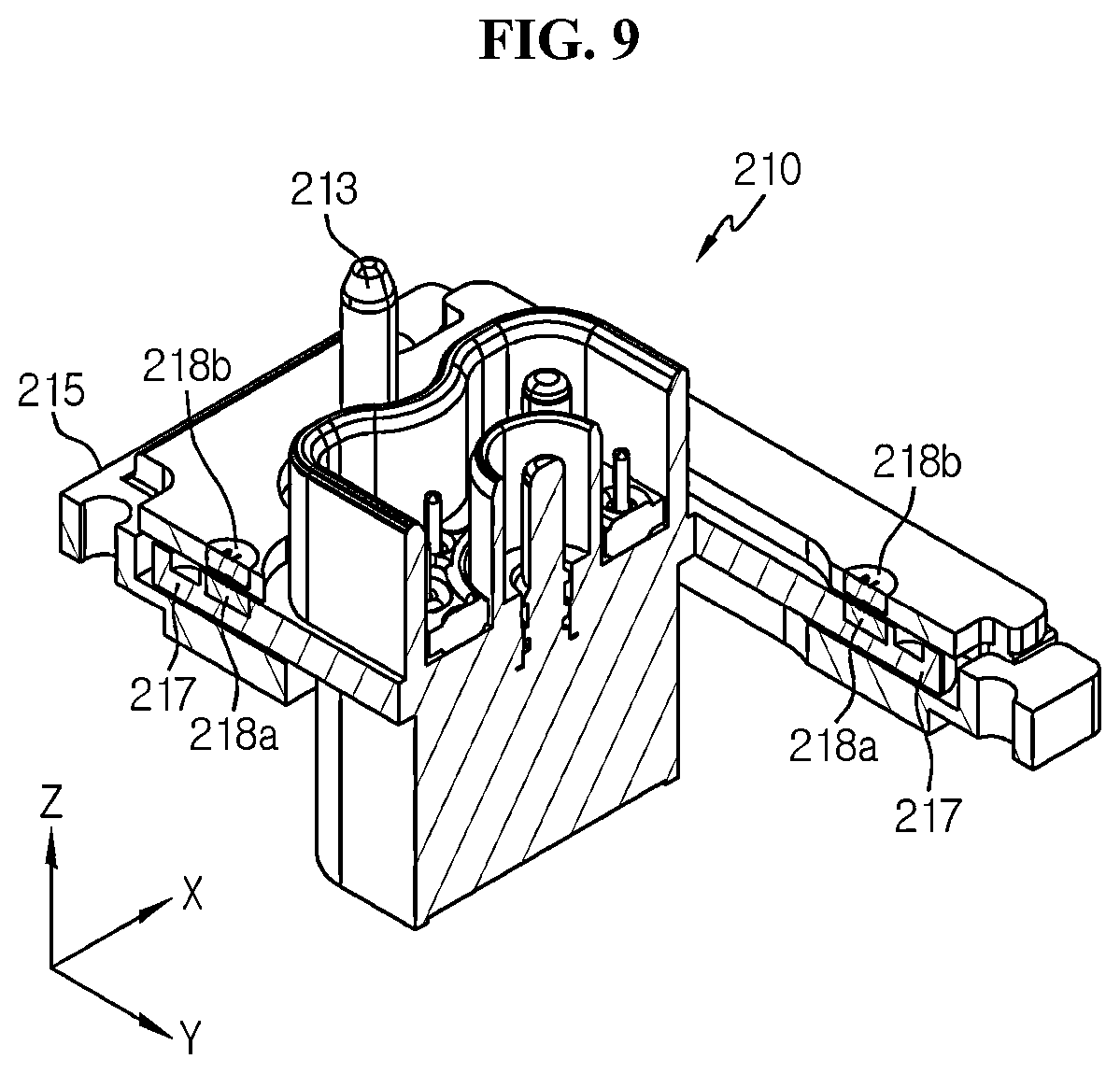 Patent US12308563 Figure 9 – Connector module, battery pack comprising same, vehicle, and connector assembly