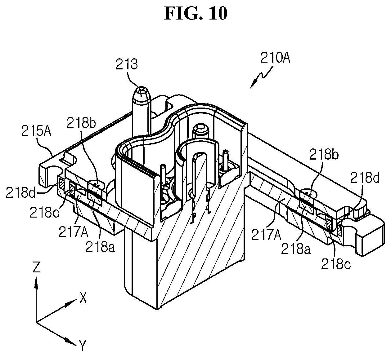 Patent US12308563 Figure 10 – Connector module, battery pack comprising same, vehicle, and connector assembly