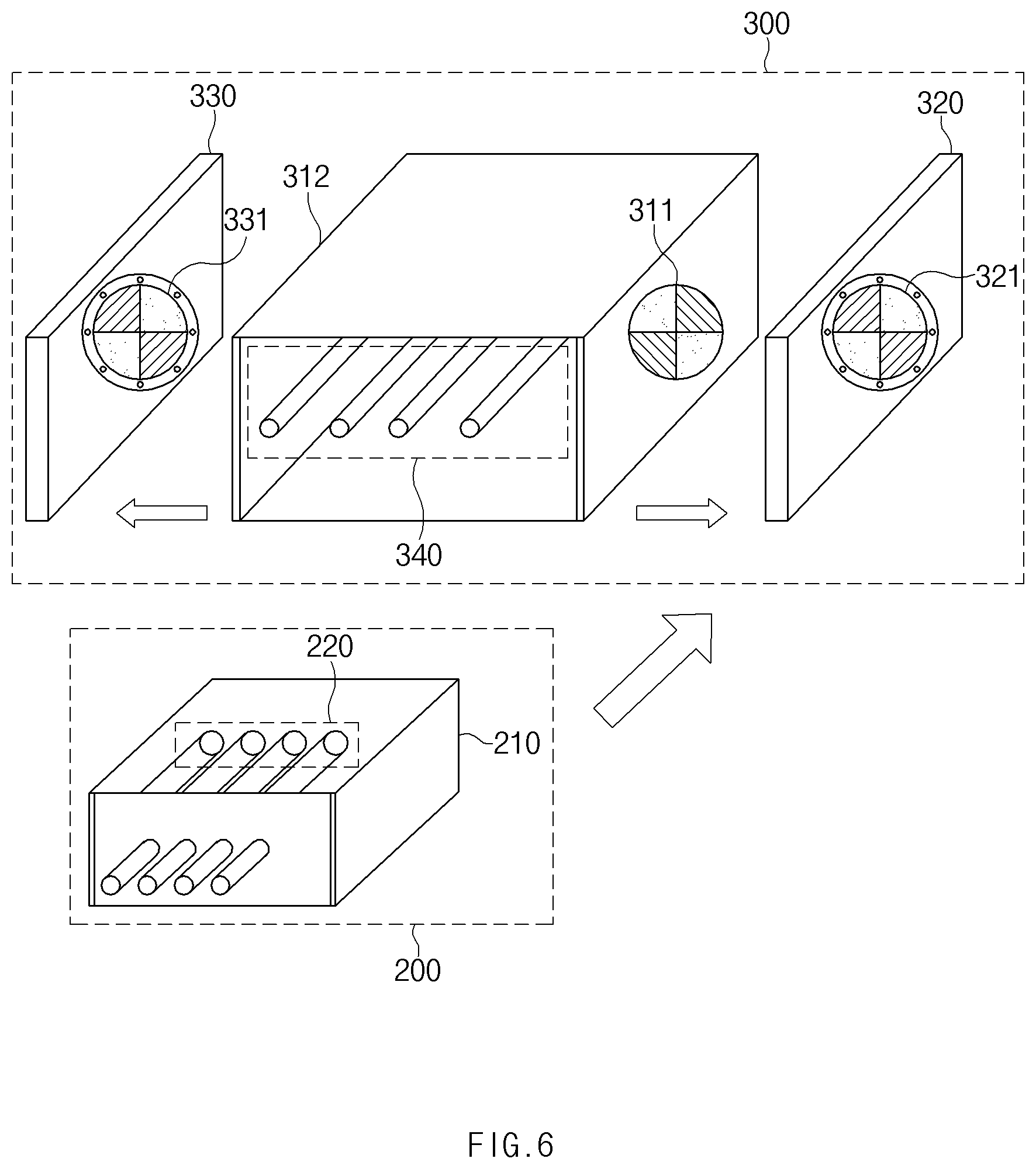 Patent US12308564 Figure 8 – Connector structure including magnet
