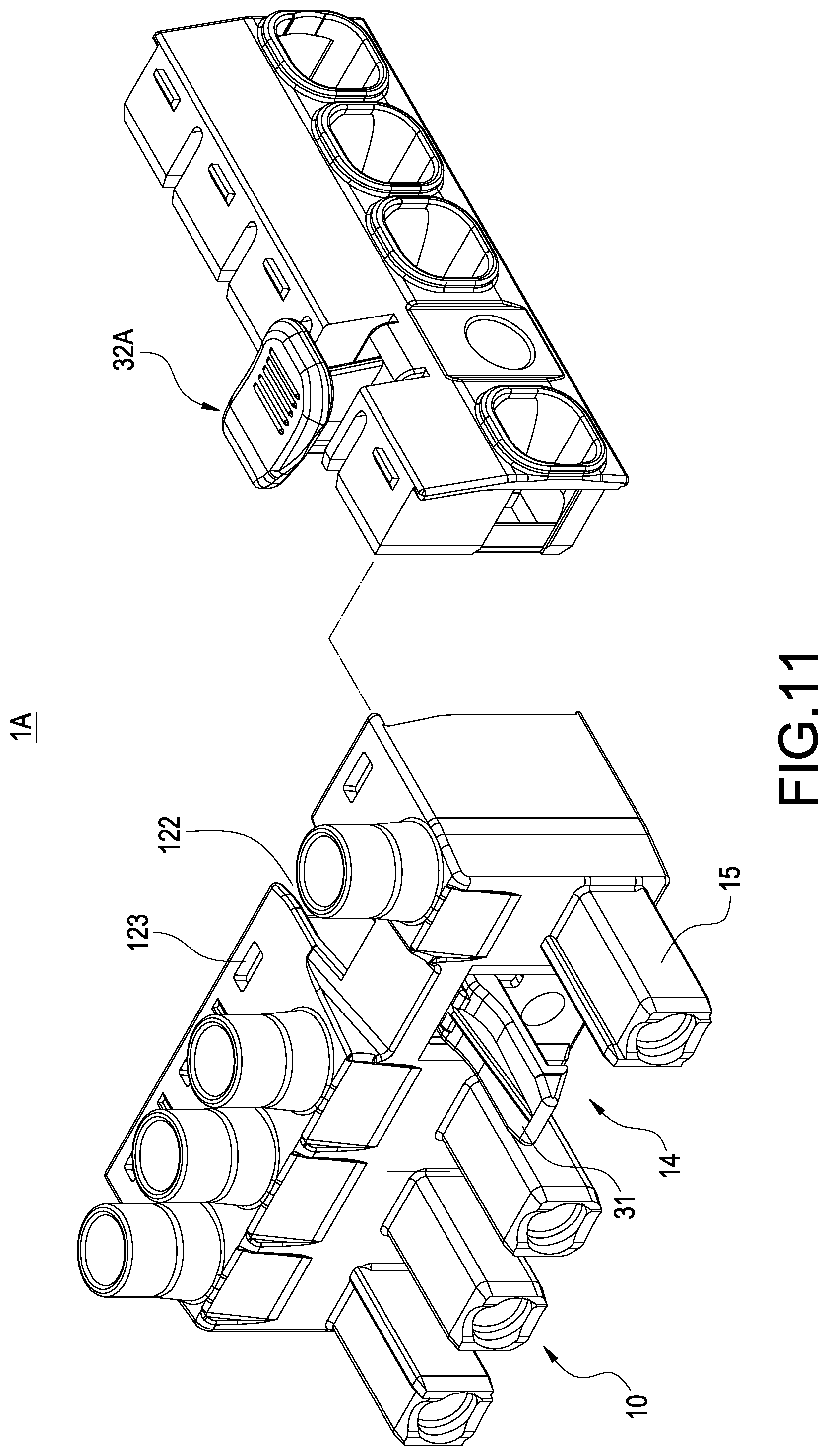 Patent US12308565 Figure 11 – Plug connector