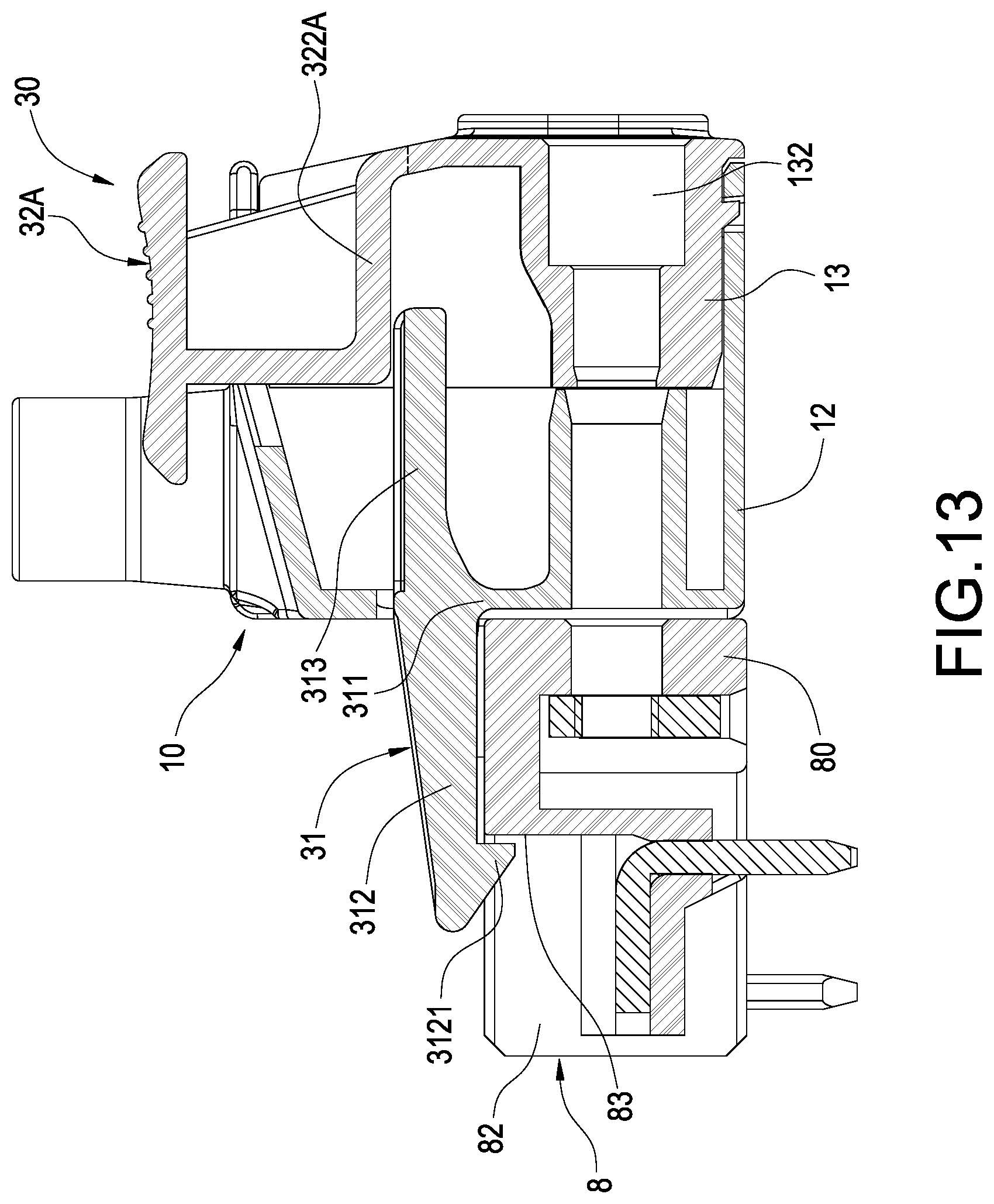 Patent US12308565 Figure 13 – Plug connector