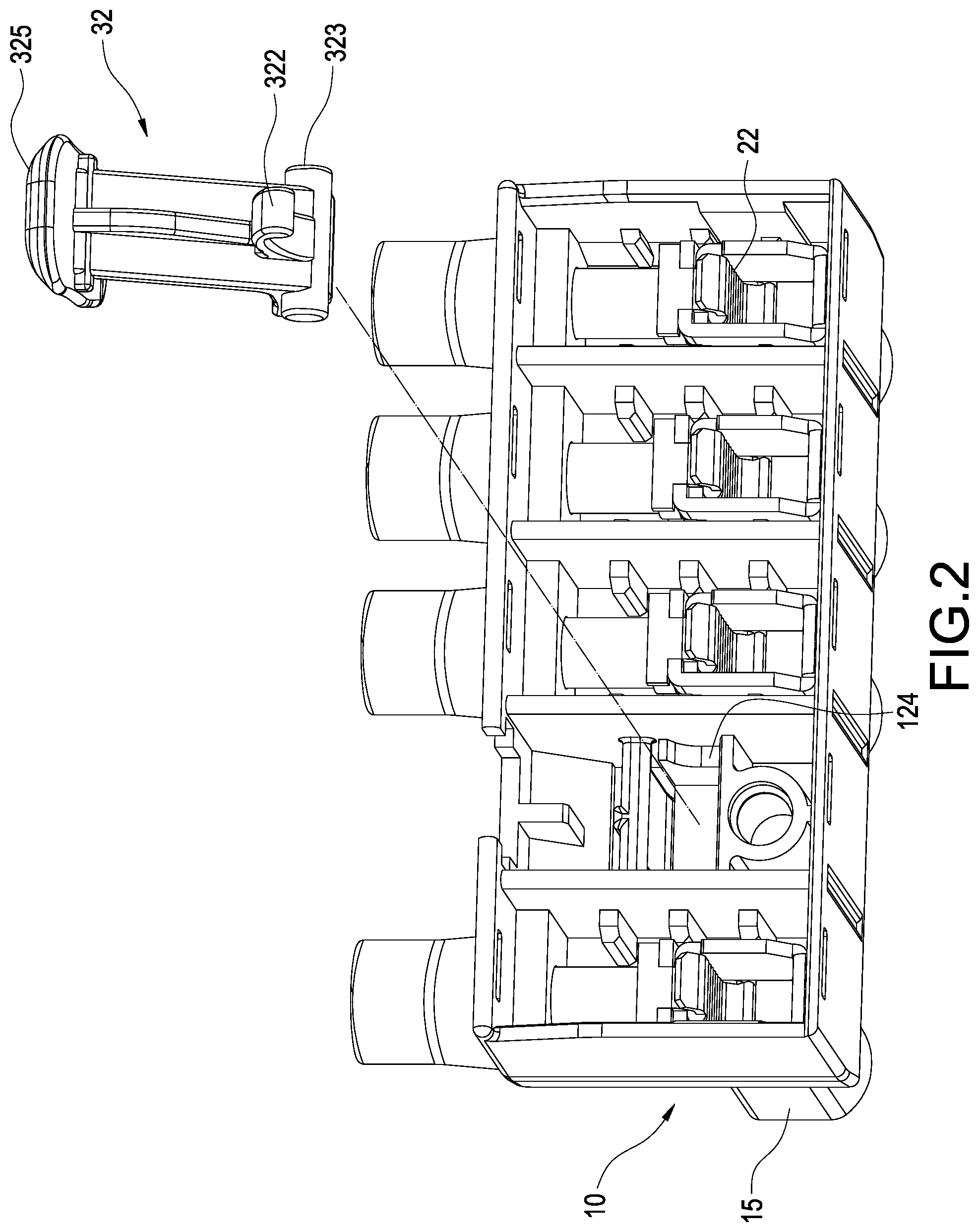 Patent US12308566 Figure 2 – Plug connector