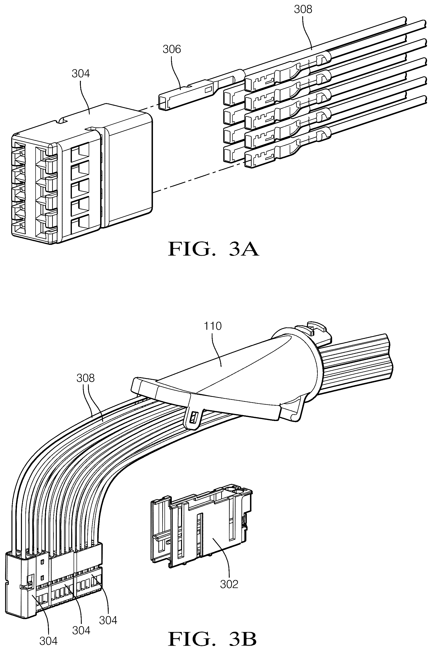 Patent US12308568 Figure 3 – Connector assembly with flexible lock and event driven wedge