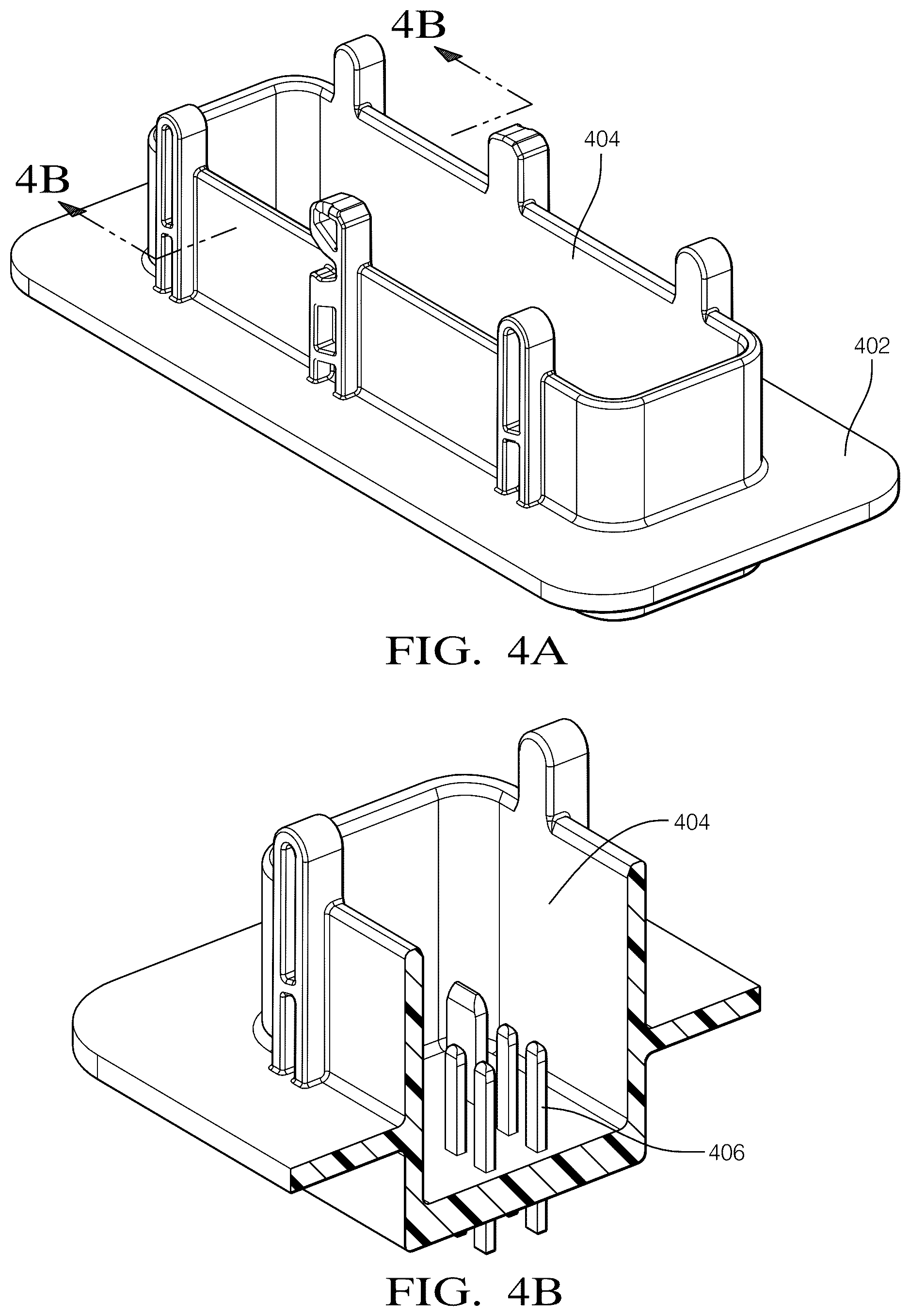 Patent US12308568 Figure 4 – Connector assembly with flexible lock and event driven wedge