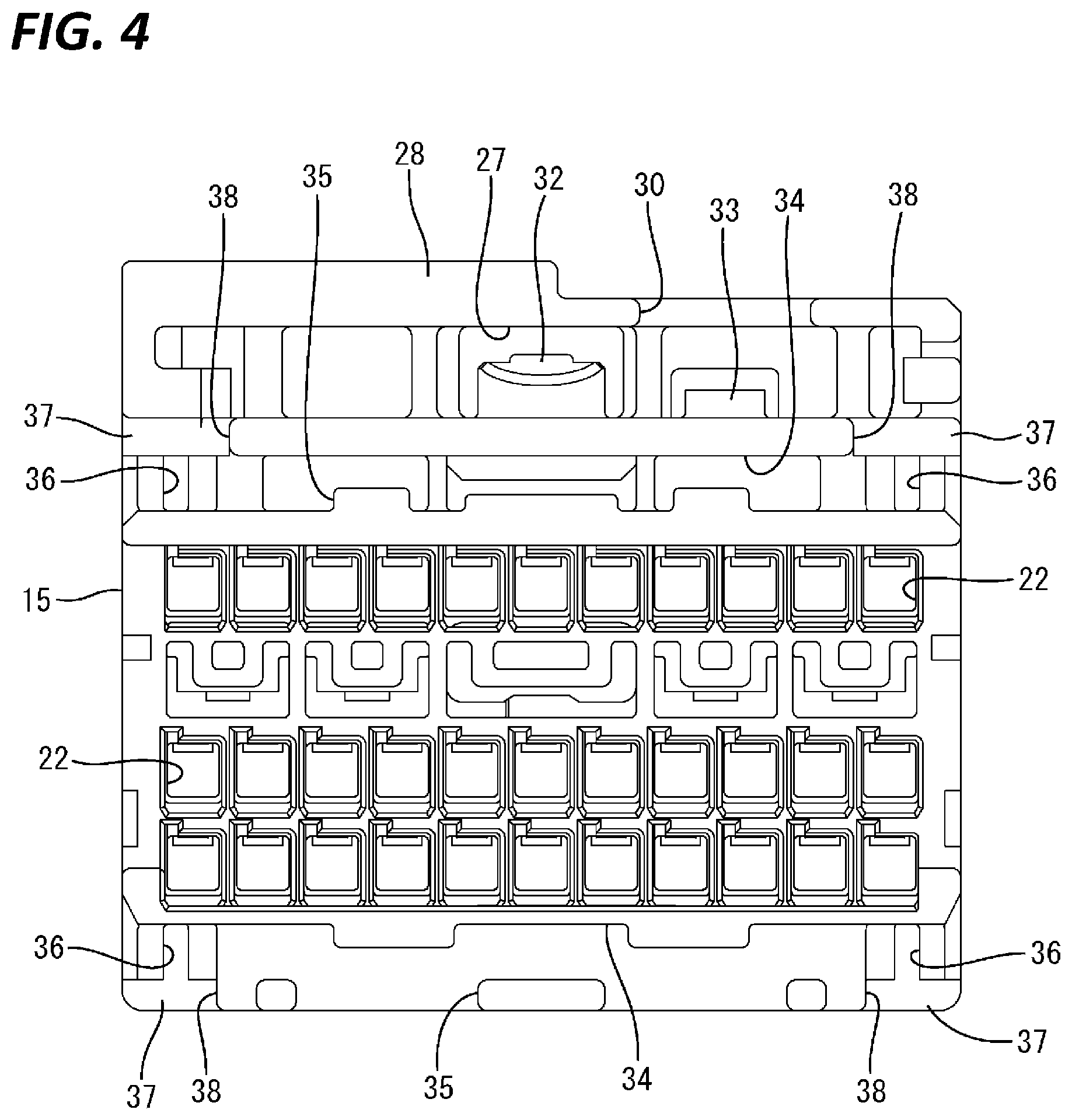 Patent US12308571 Figure 4 – Connector with detecting member