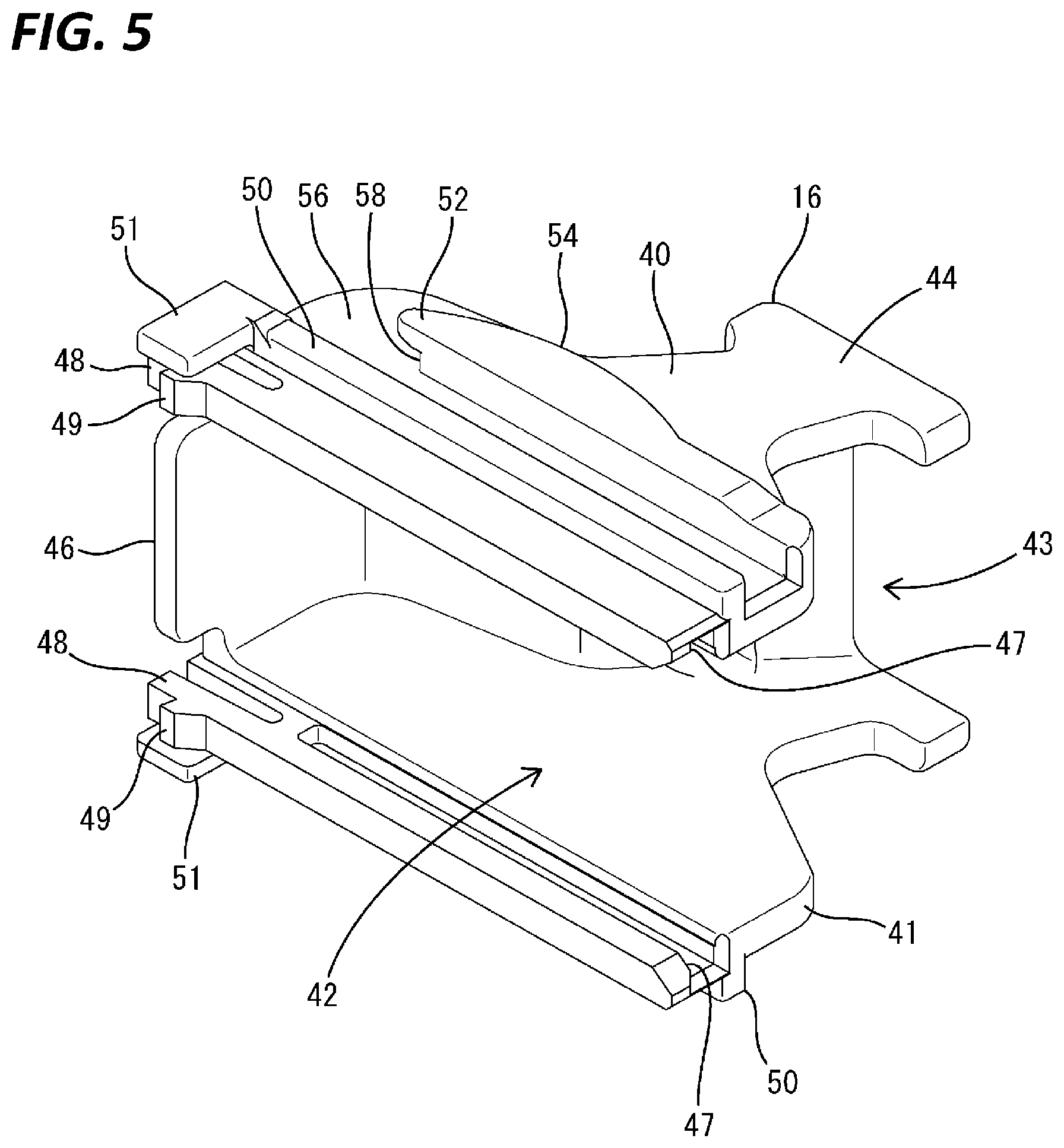 Patent US12308571 Figure 5 – Connector with detecting member