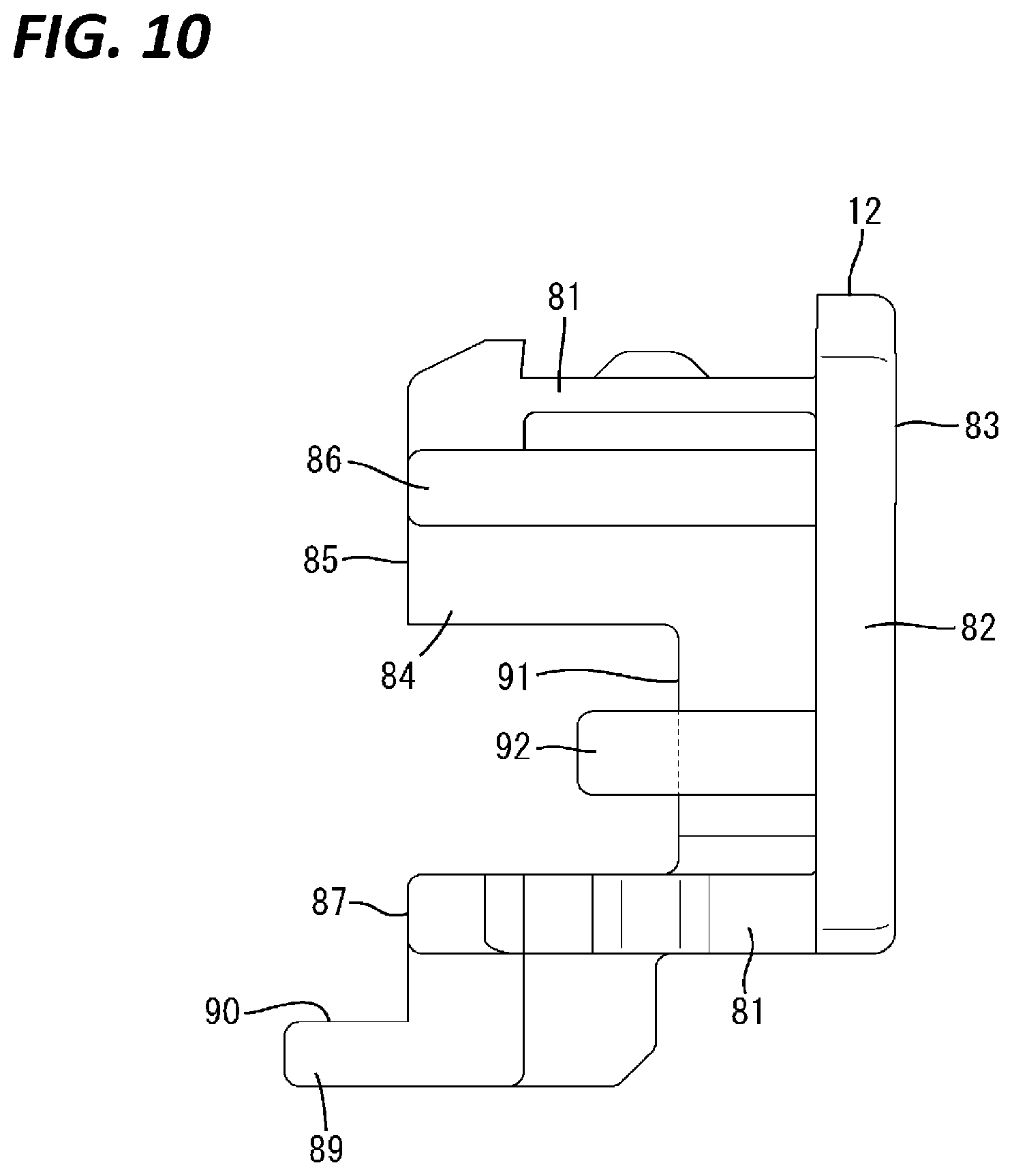 Patent US12308571 Figure 10 – Connector with detecting member