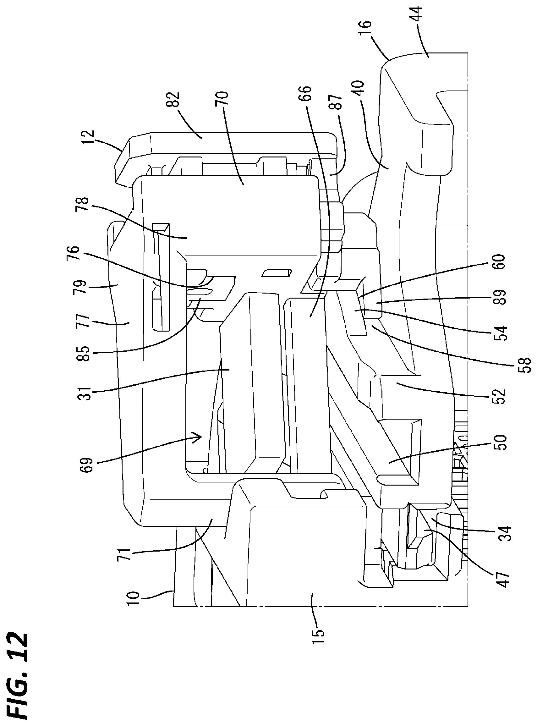 Patent US12308571 Figure 12 – Connector with detecting member