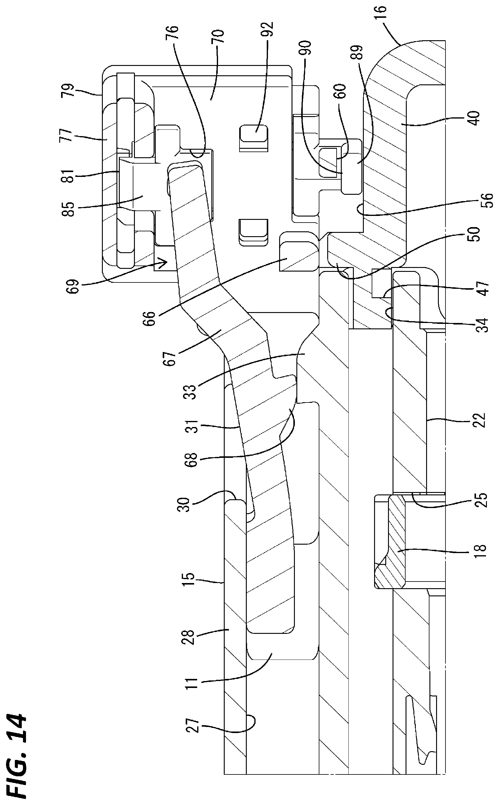 Patent US12308571 Figure 14 – Connector with detecting member
