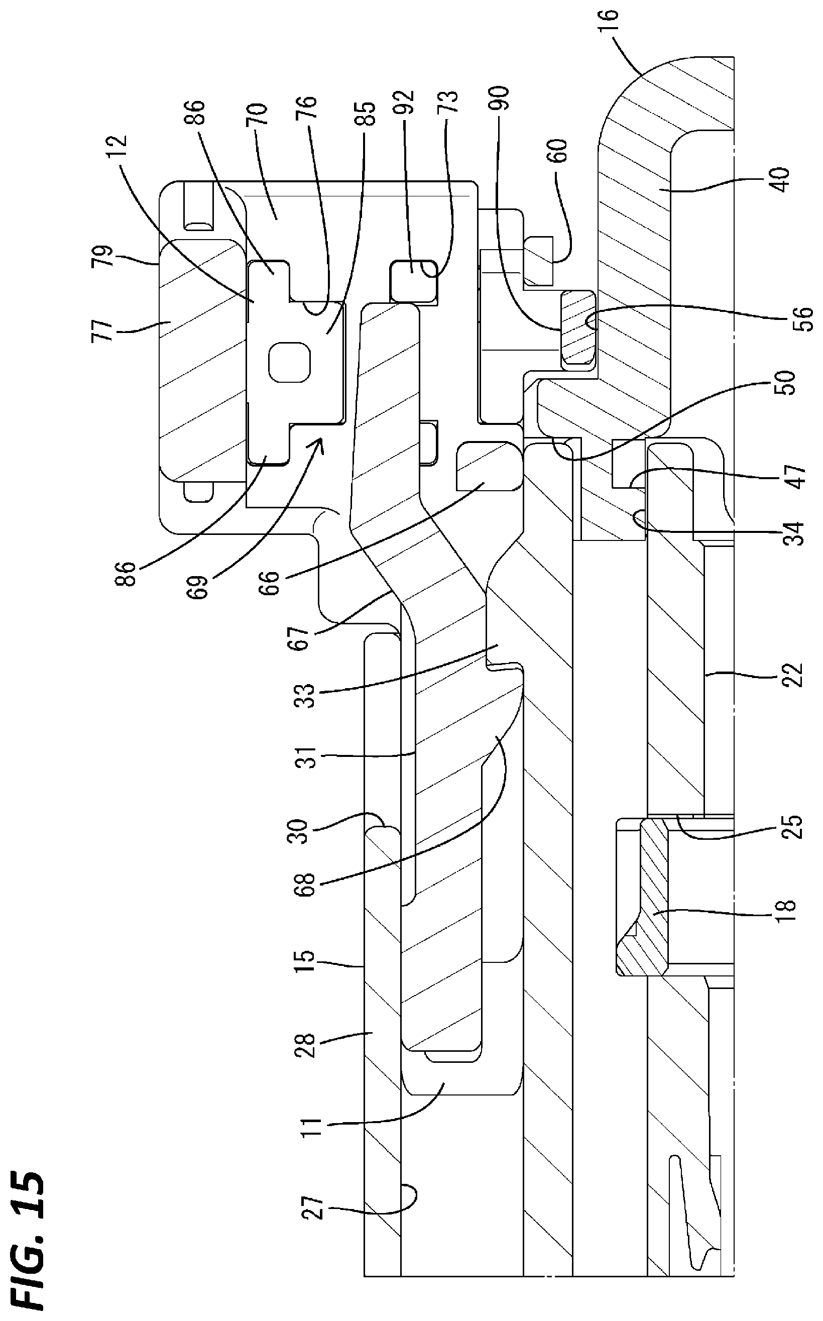 Patent US12308571 Figure 15 – Connector with detecting member