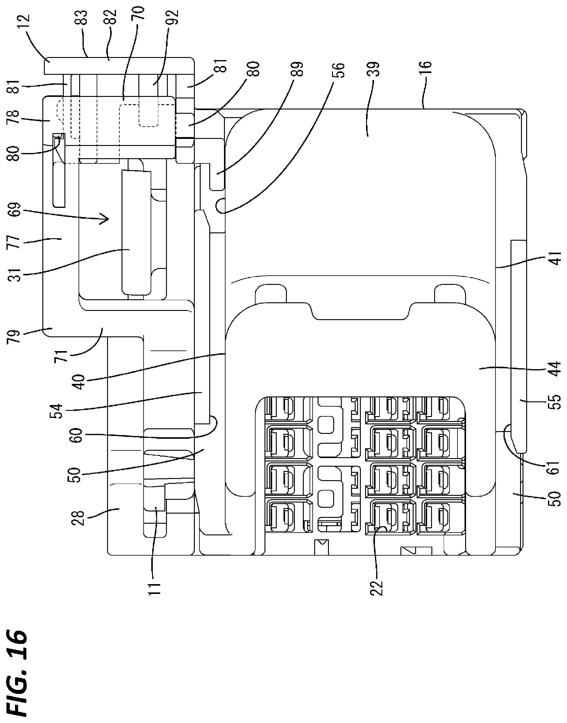 Patent US12308571 Figure 16 – Connector with detecting member
