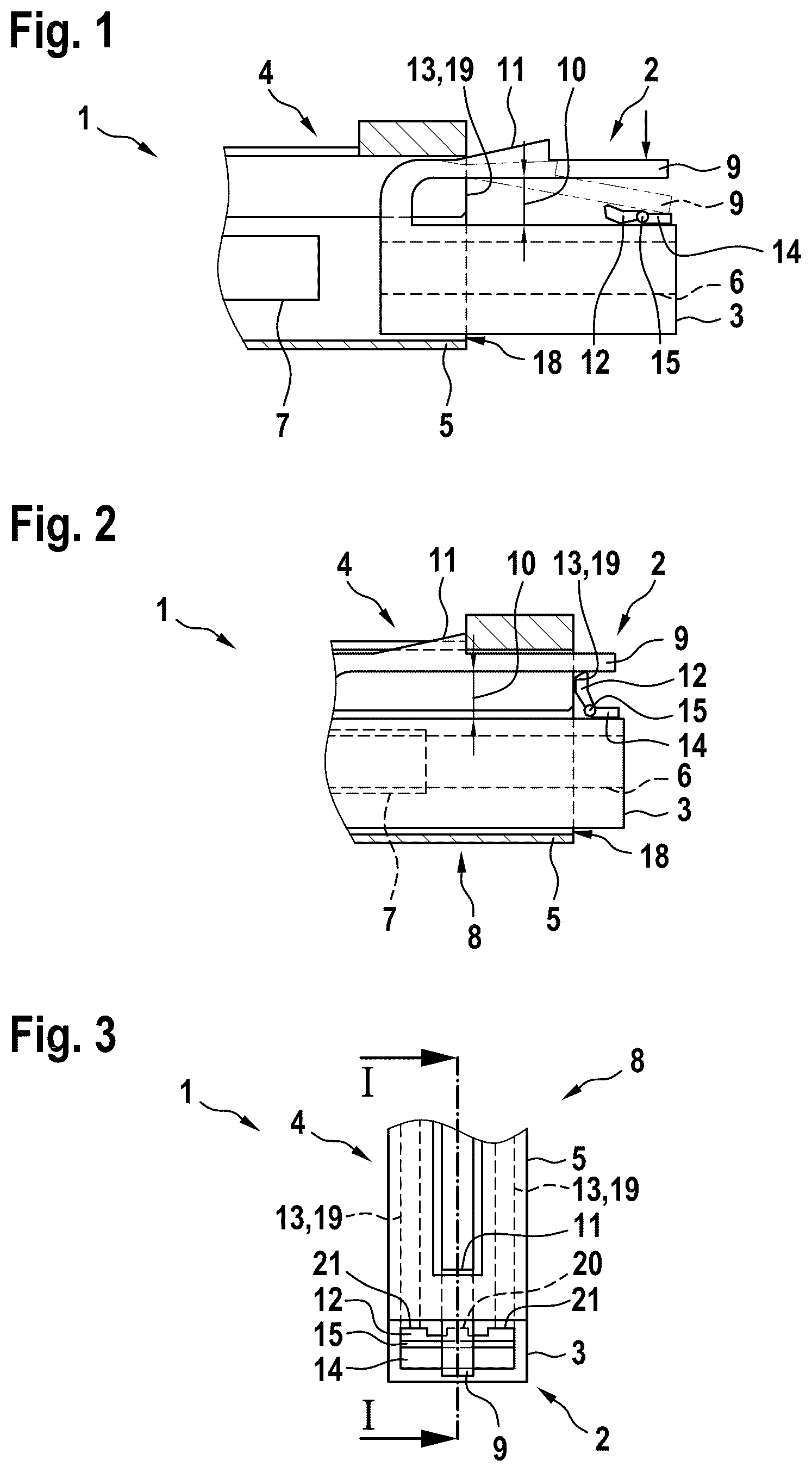 Patent US12308572 Figure 1 – Electrical plug connection having a self-locking function