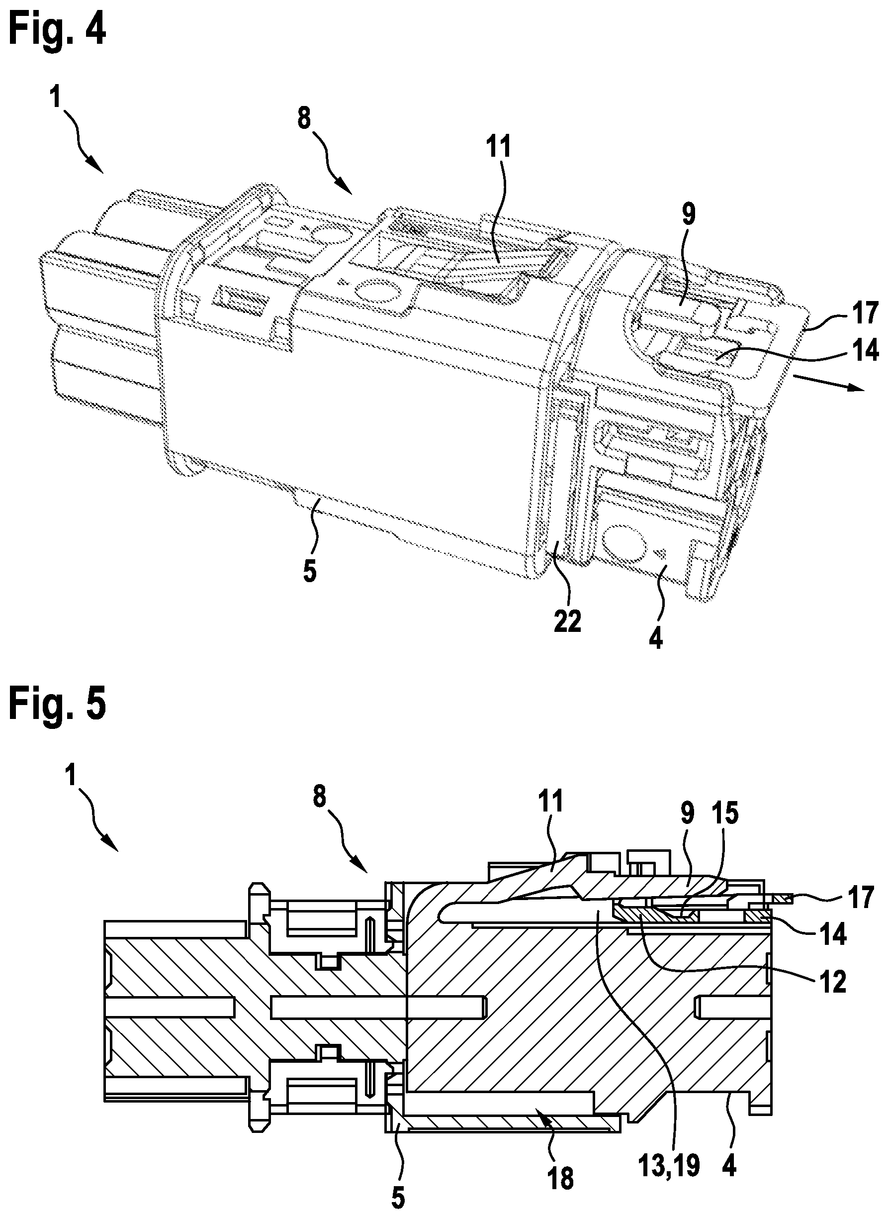 Patent US12308572 Figure 2 – Electrical plug connection having a self-locking function