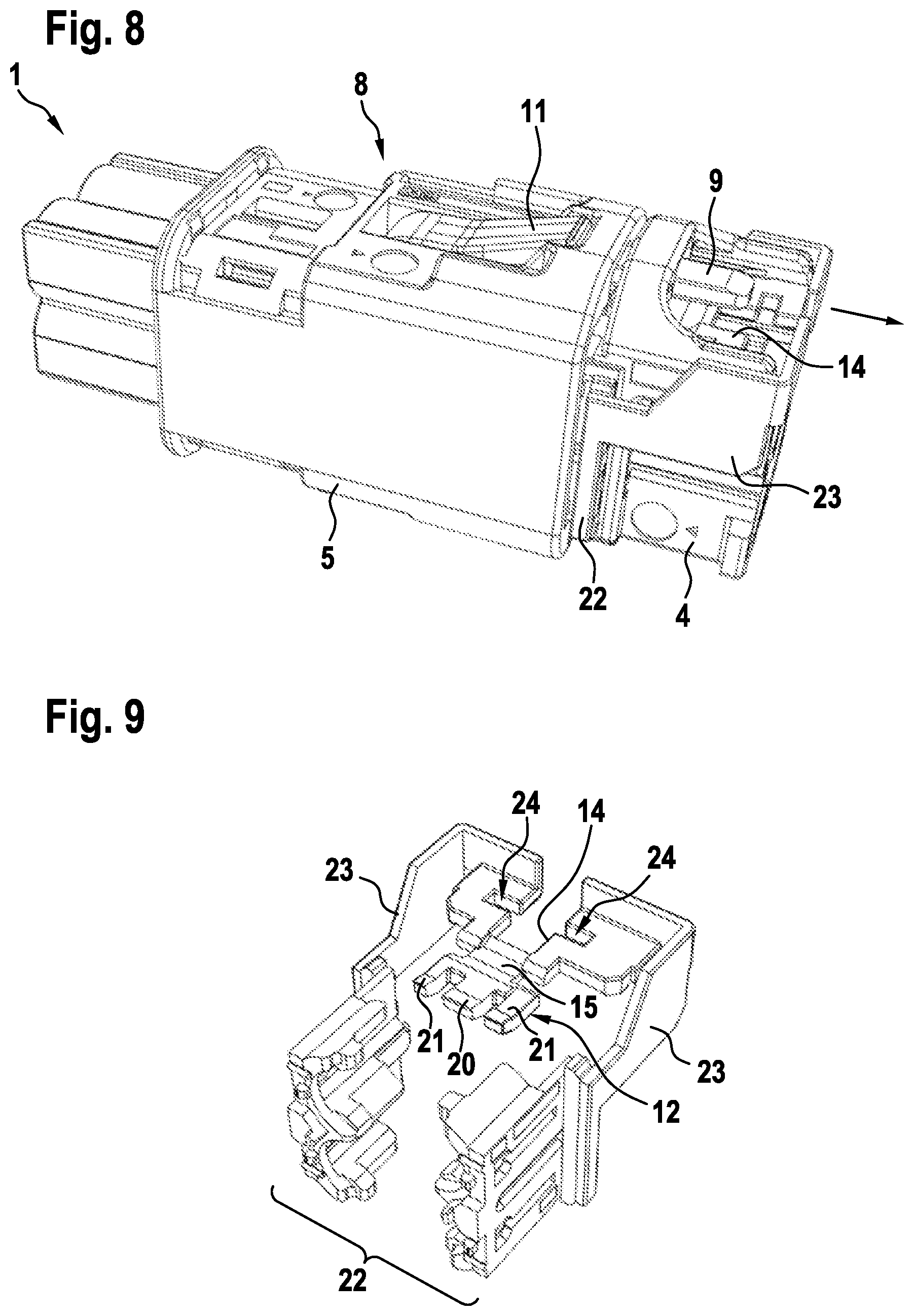 Patent US12308572 Figure 4 – Electrical plug connection having a self-locking function