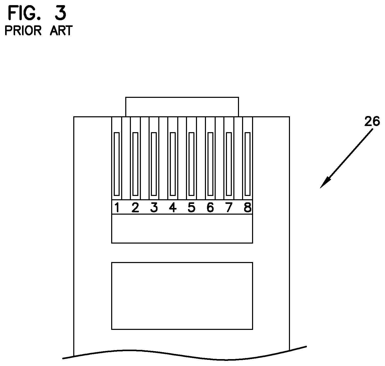 Patent US12308573 Figure 3 – Multistage capacitive crosstalk compensation arrangement
