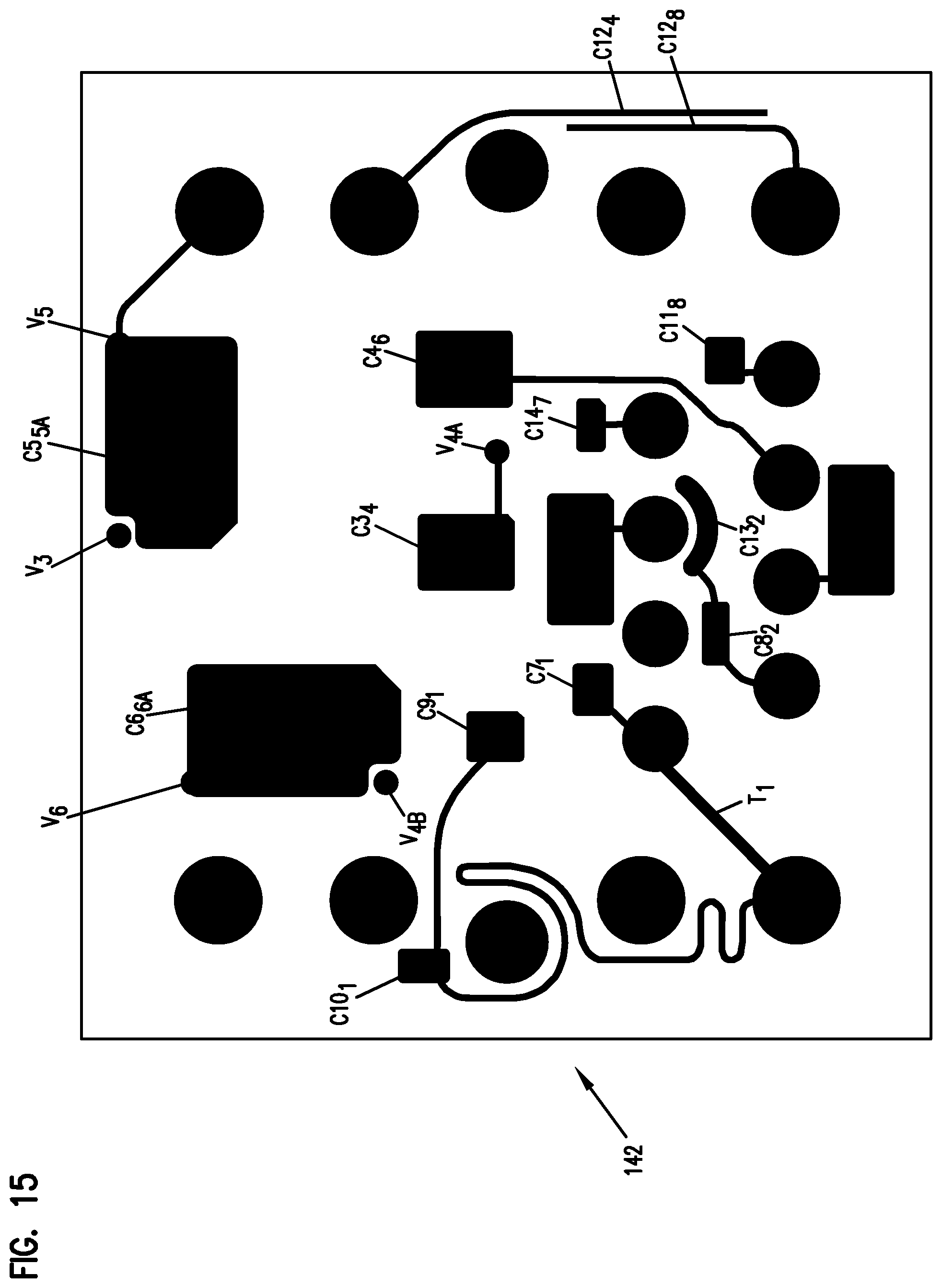 Patent US12308573 Figure 11 – Multistage capacitive crosstalk compensation arrangement
