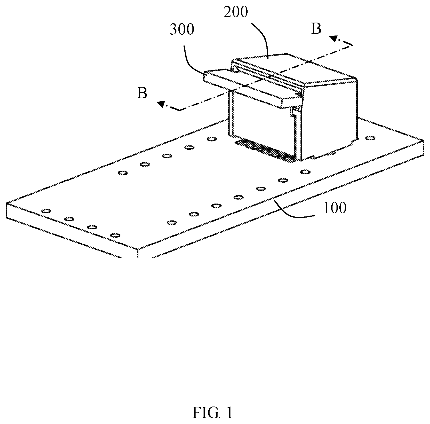 Patent US12308574 — Electrical connector with improved structure for transmitting radio frequency signal — Figure 1