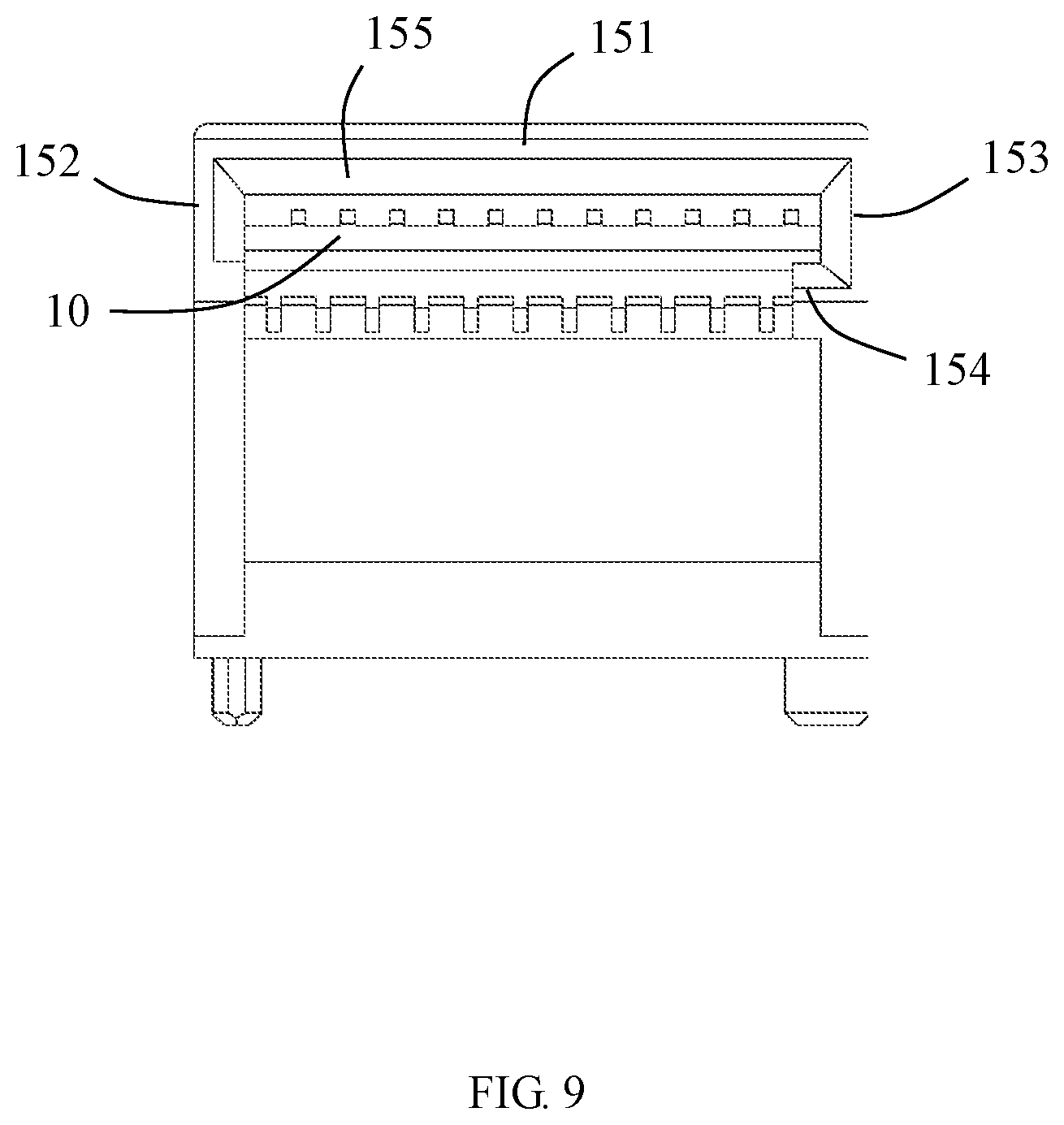 Patent US12308574 Figure 8 – Electrical connector with improved structure for transmitting radio frequency signal