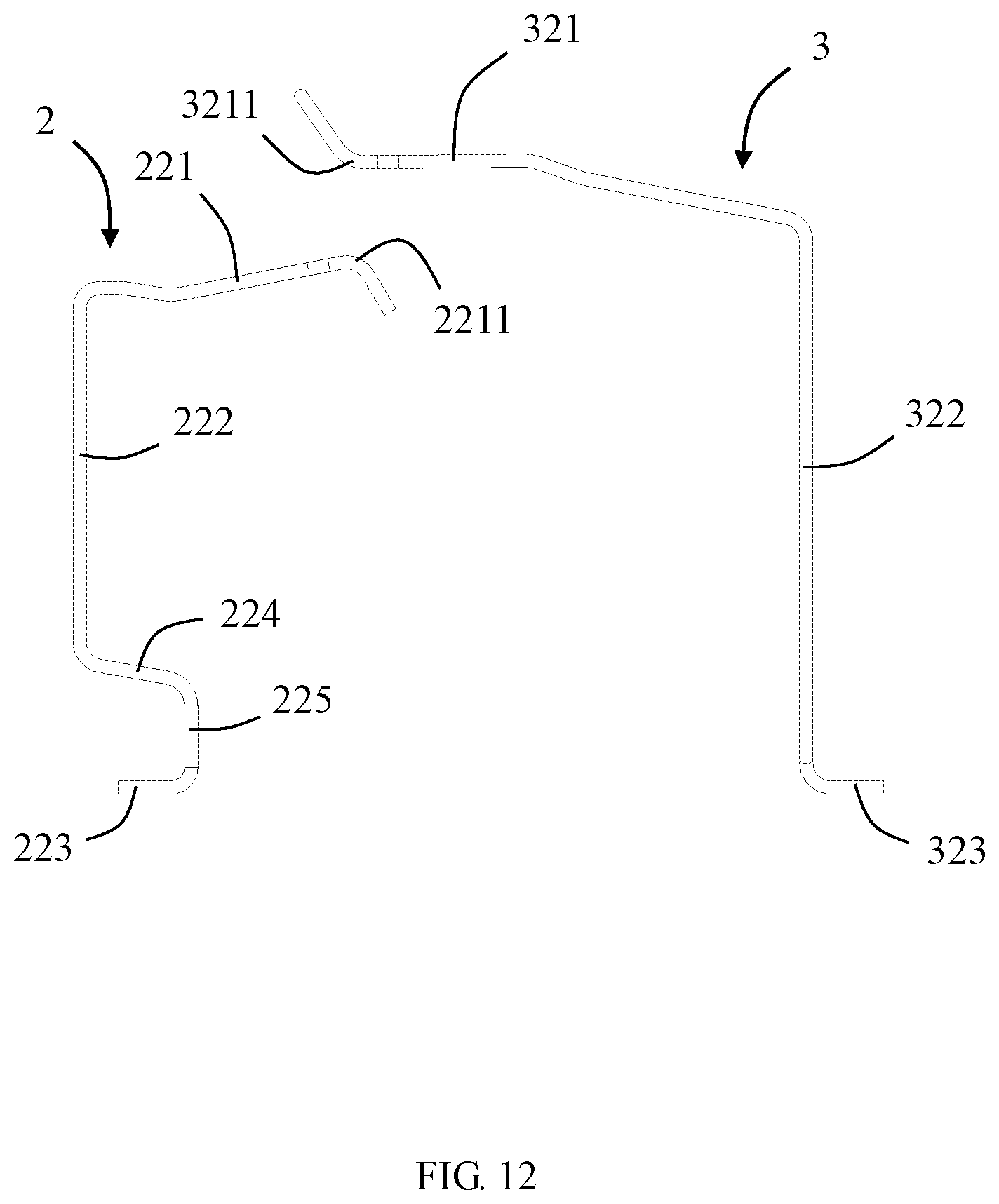 Patent US12308574 Figure 11 – Electrical connector with improved structure for transmitting radio frequency signal