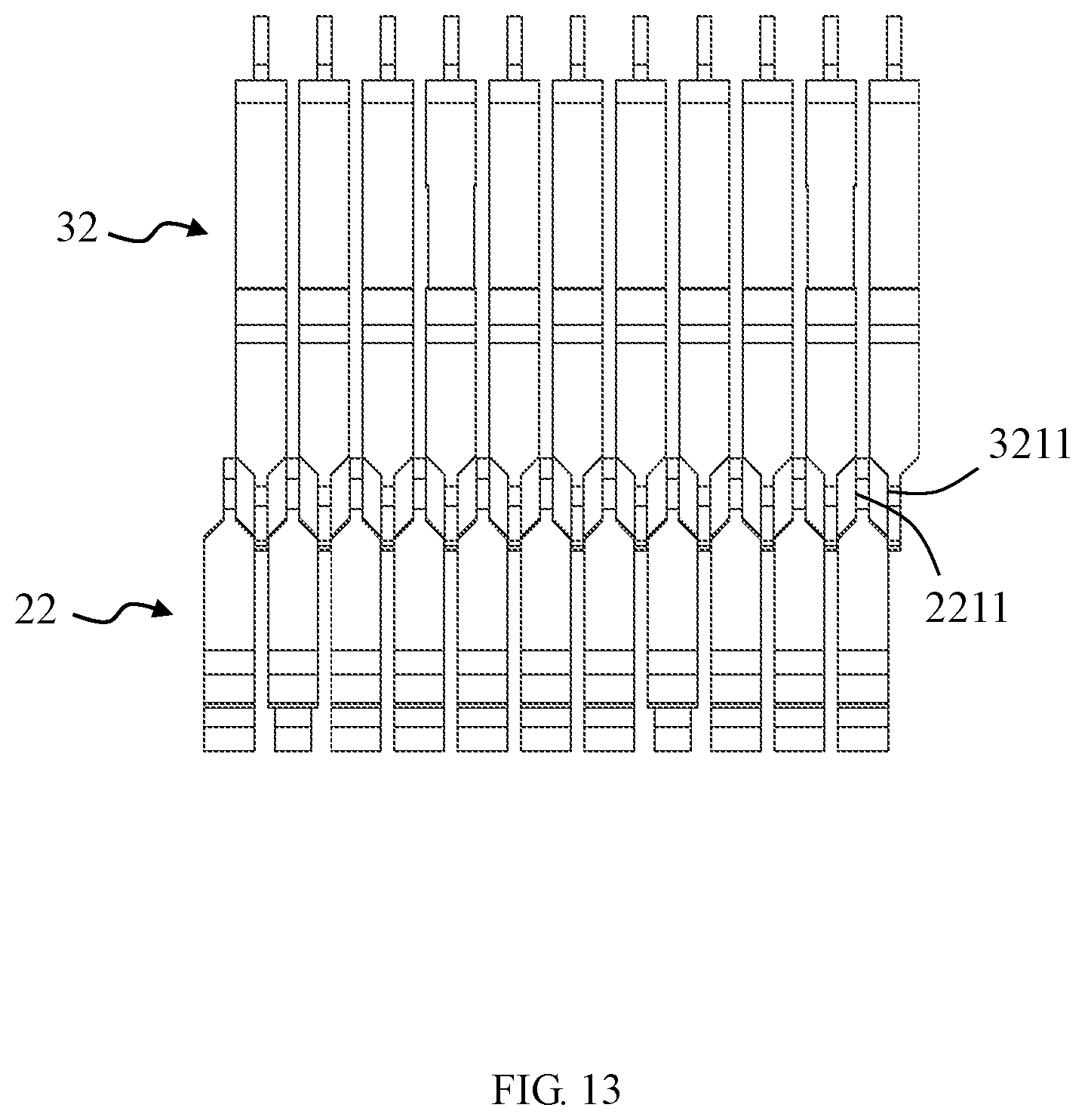 Patent US12308574 Figure 12 – Electrical connector with improved structure for transmitting radio frequency signal
