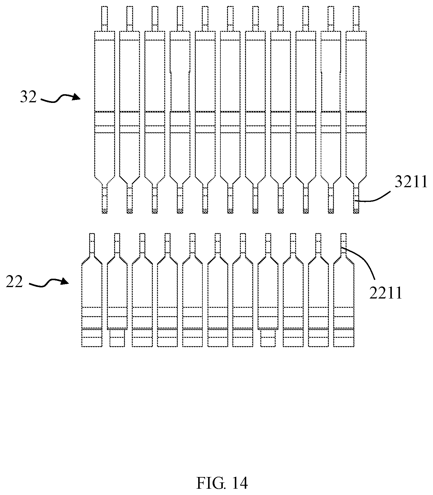 Patent US12308574 Figure 13 – Electrical connector with improved structure for transmitting radio frequency signal