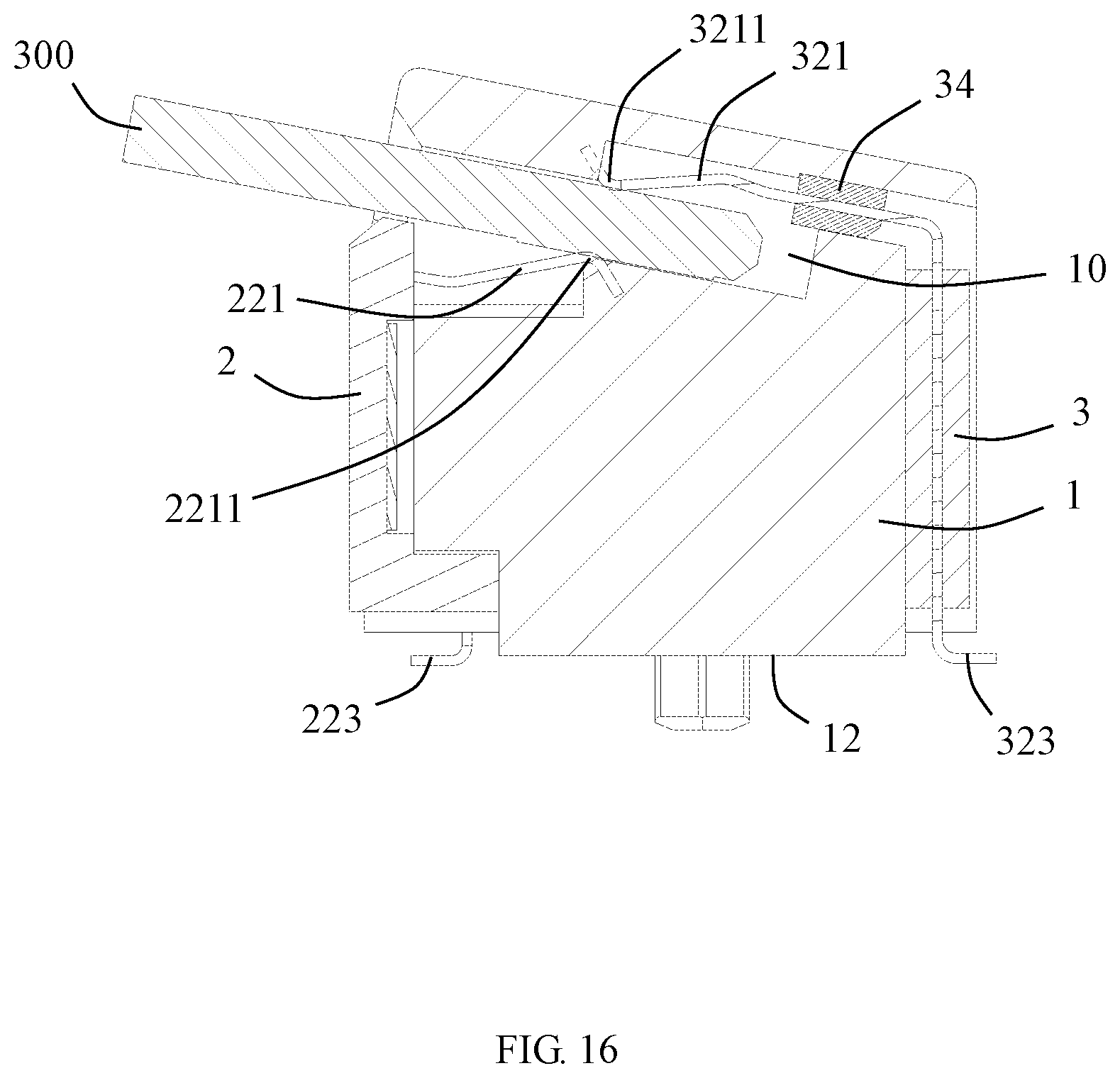 Patent US12308574 Figure 15 – Electrical connector with improved structure for transmitting radio frequency signal