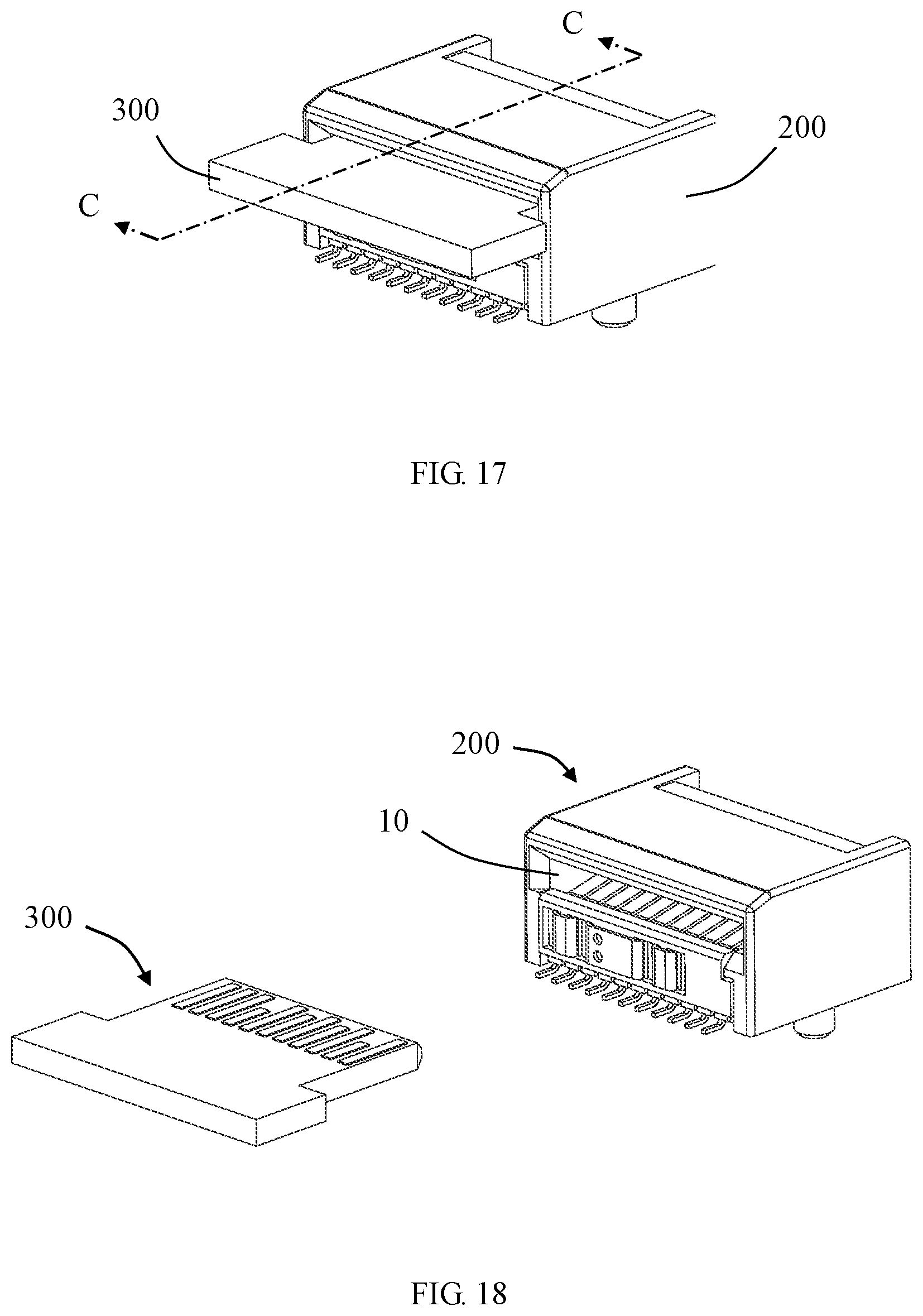 Patent US12308574 Figure 16 – Electrical connector with improved structure for transmitting radio frequency signal